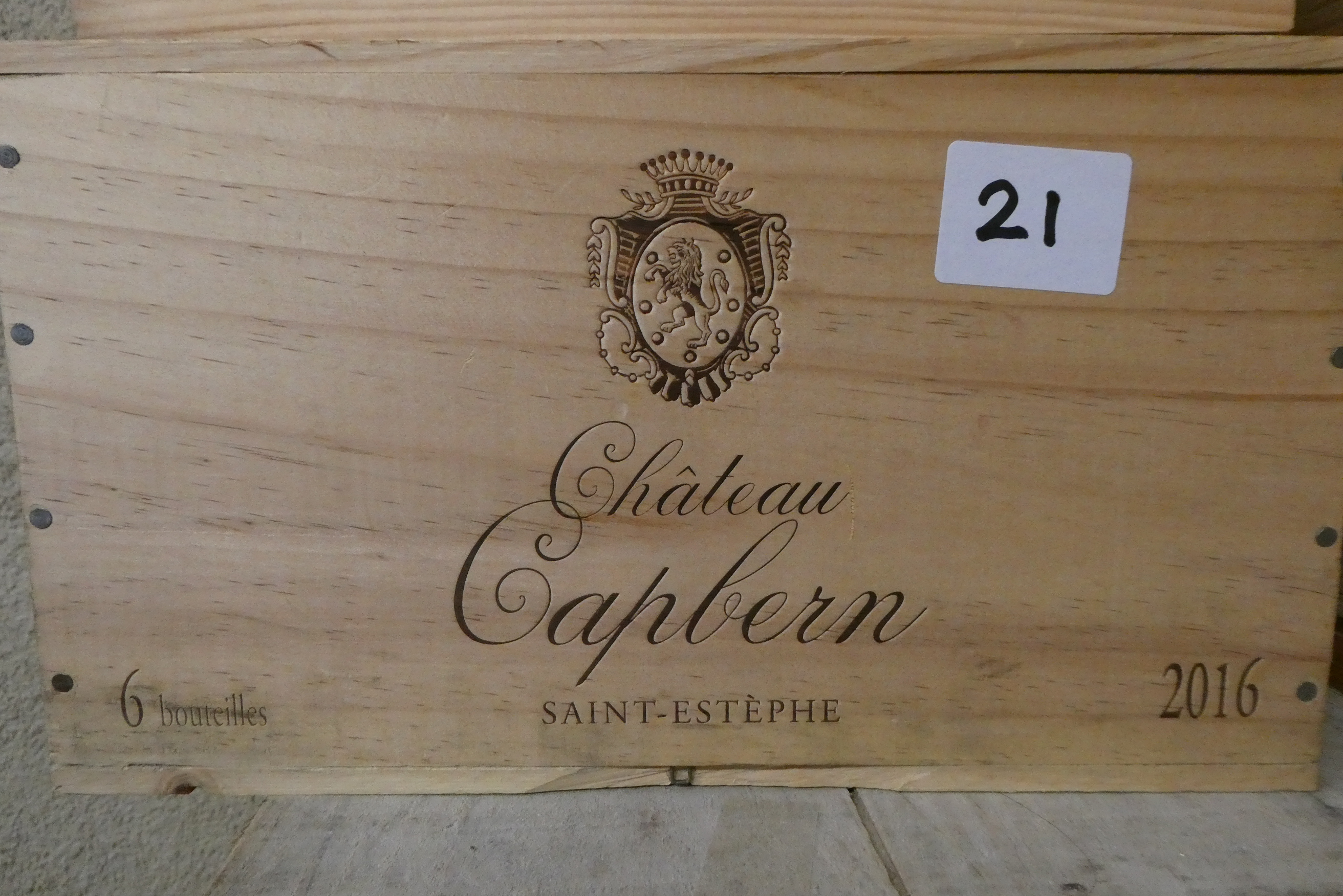 6 bottles Chateau Capbern, 2016, Saint-Estephe, OWC (Est. plus 24% premium inc. VAT) Image