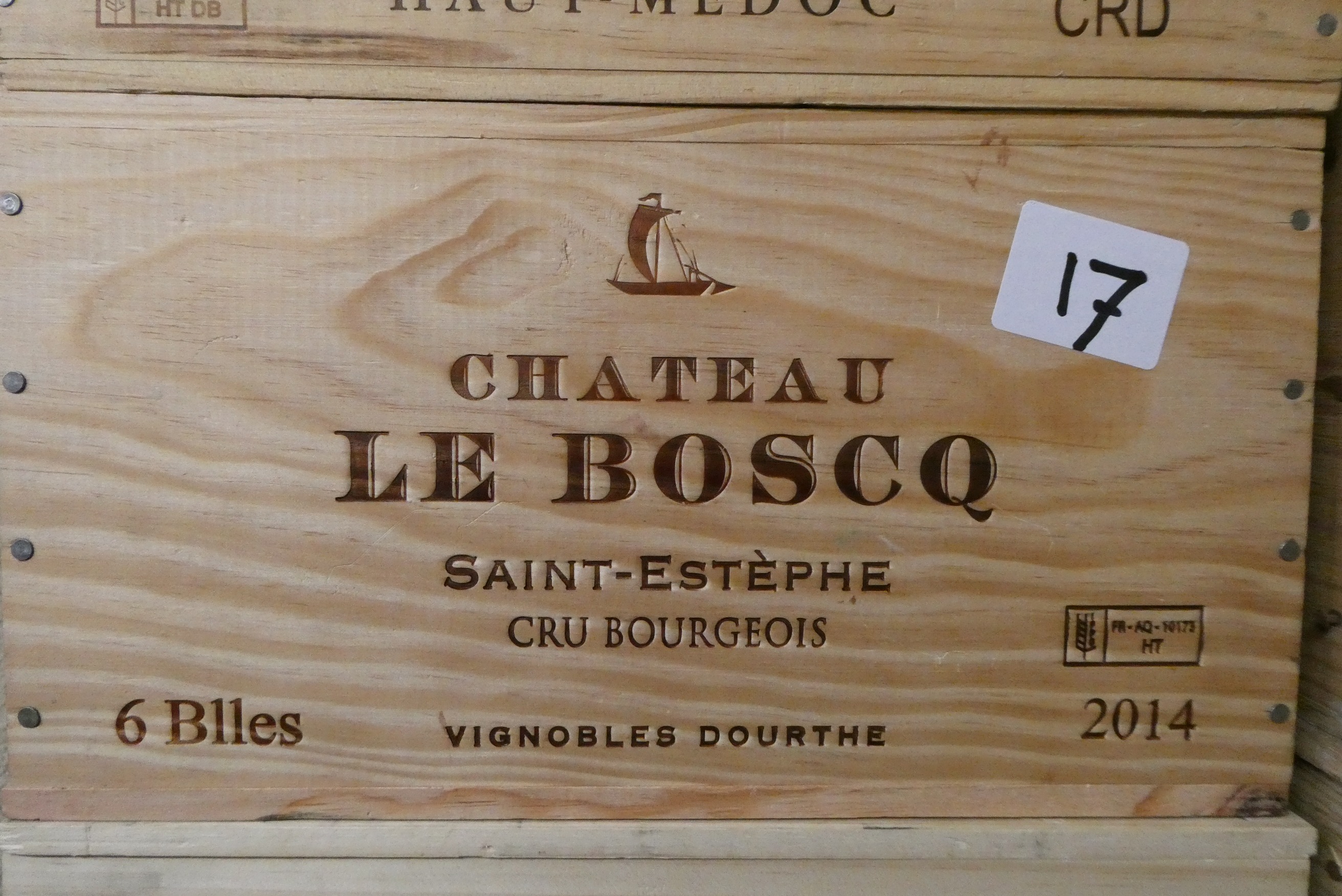 6 bottles Chateau Le Boscq, 2014, Saint-Estephe, Cru Bourgeois, OWC (Est. plus 24% premium inc. VAT) Image