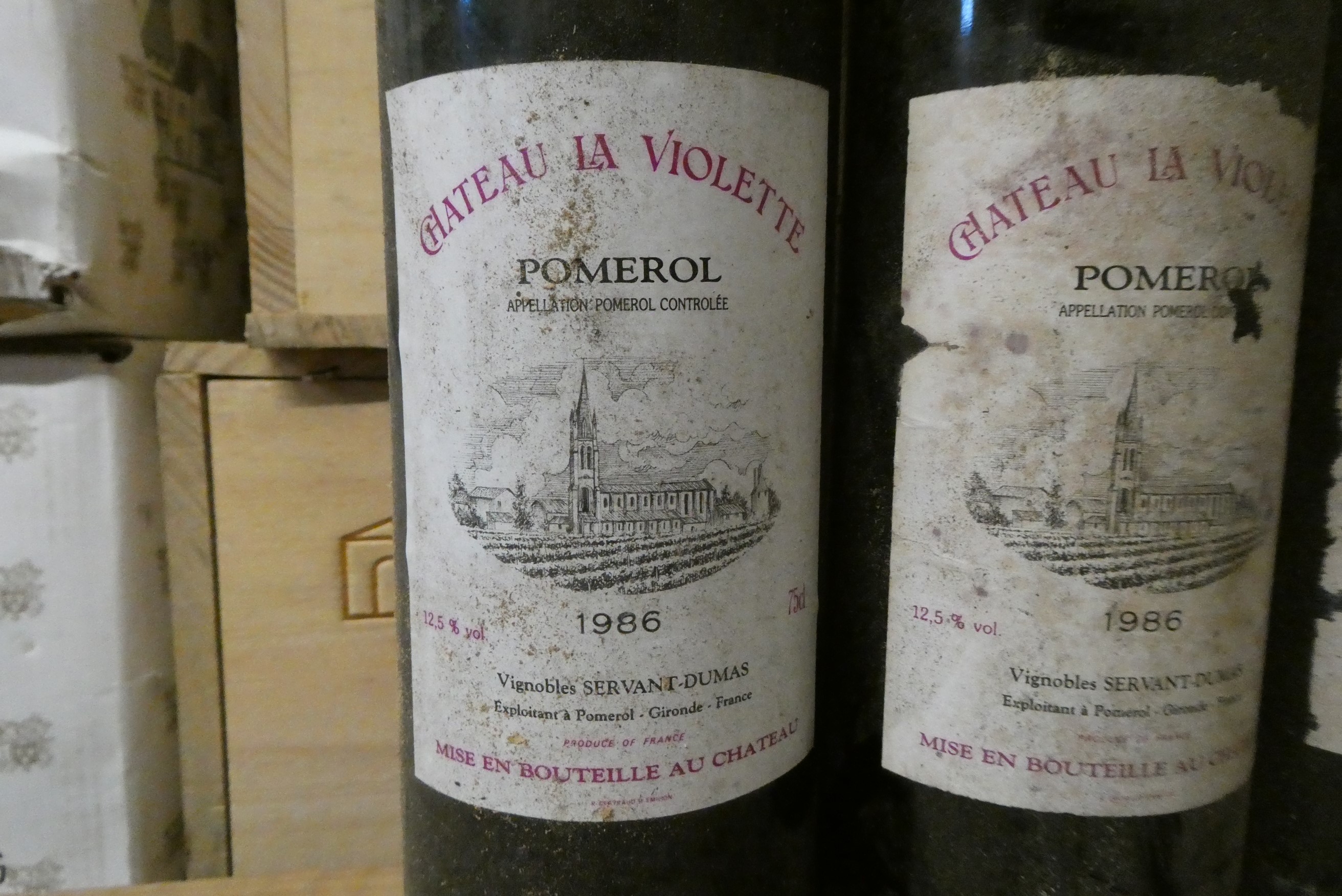 3 bottles Chateau La Violette, 1986, Pomerol (Est. plus 24% premium inc. VAT) Image