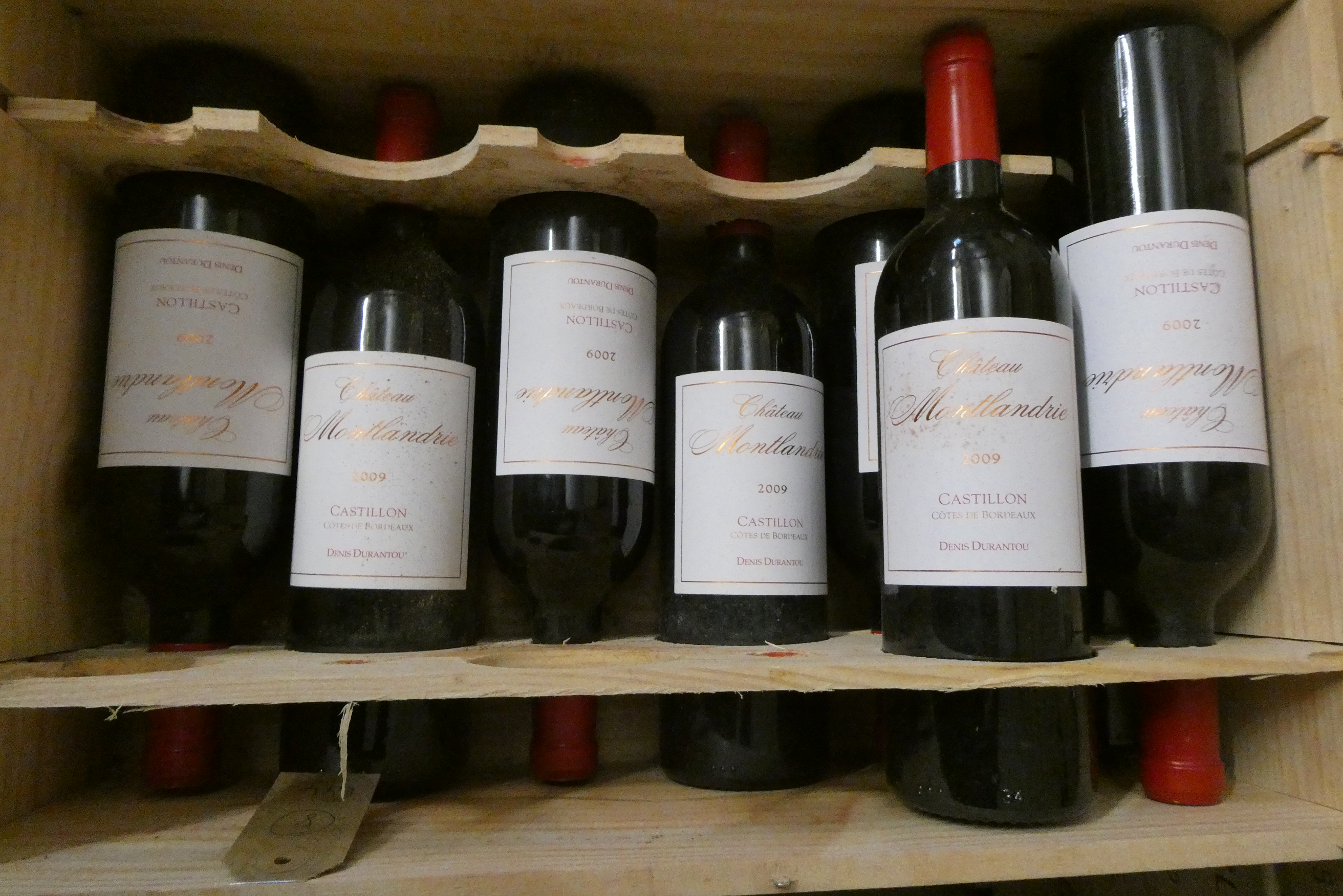 8 bottles Chateau Montlandrie, 2009, Castillon, Denis Durantou, OWC (Est. plus 24% premium inc. VAT) Image