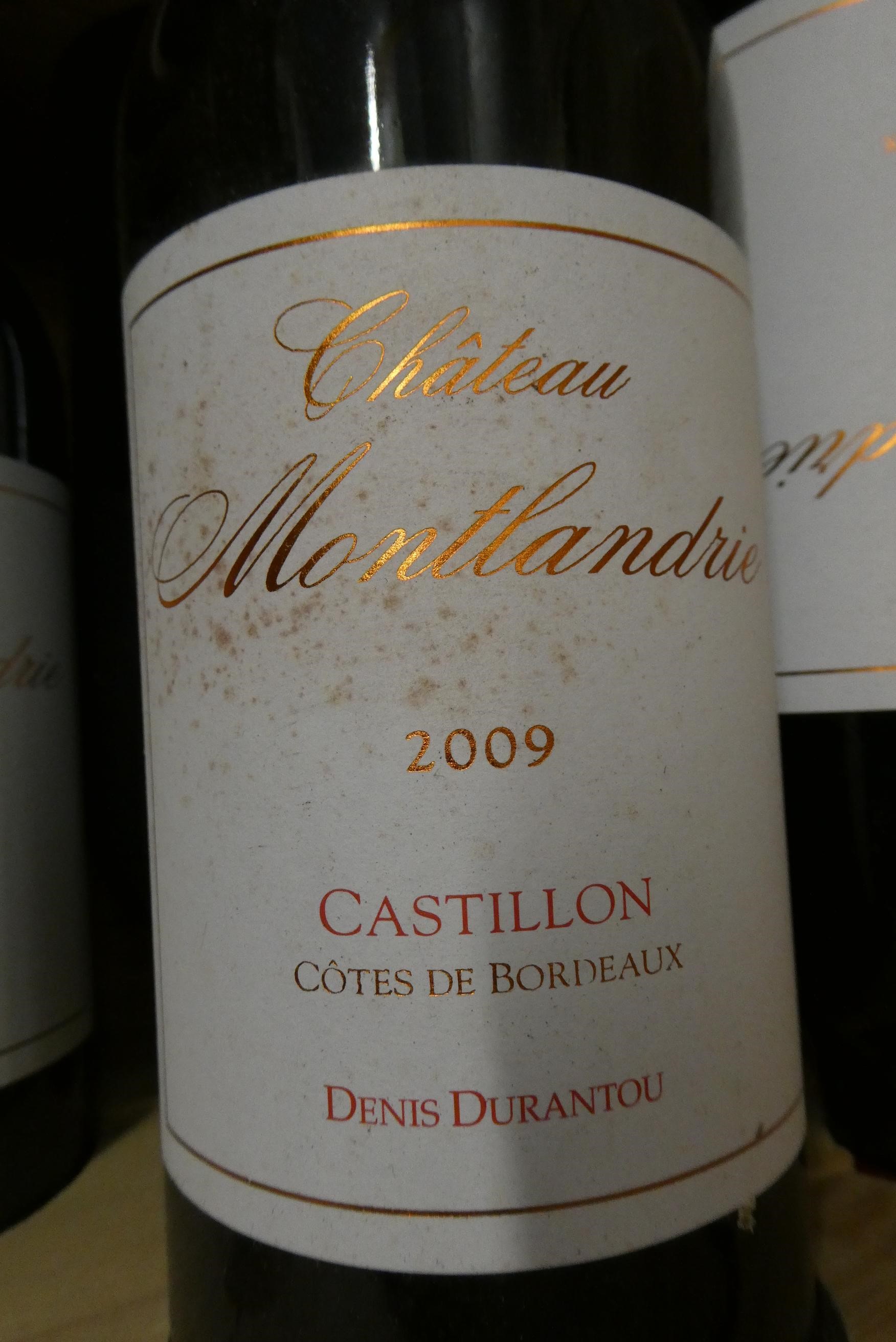 8 bottles Chateau Montlandrie, 2009, Castillon, Denis Durantou, OWC (Est. plus 24% premium inc. VAT) Image