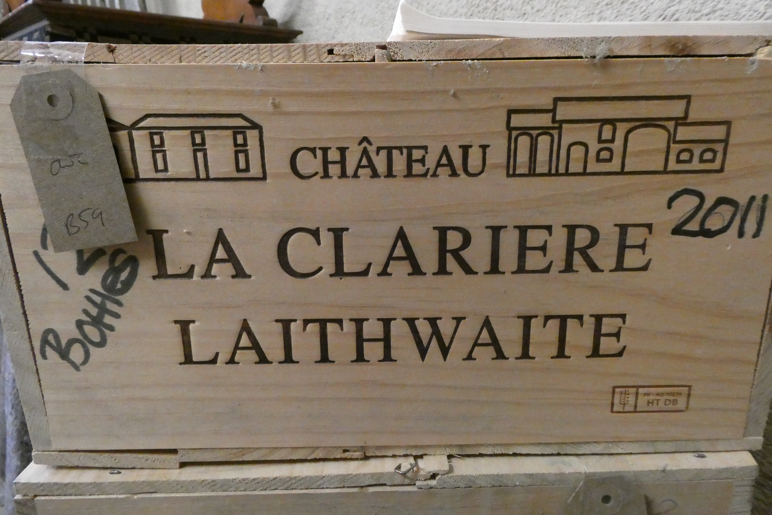 12 bottles Chateau La Clariere Laithwaite, 2011, Cotes de Castillon, OWC (Est. plus 24% premium inc. Image