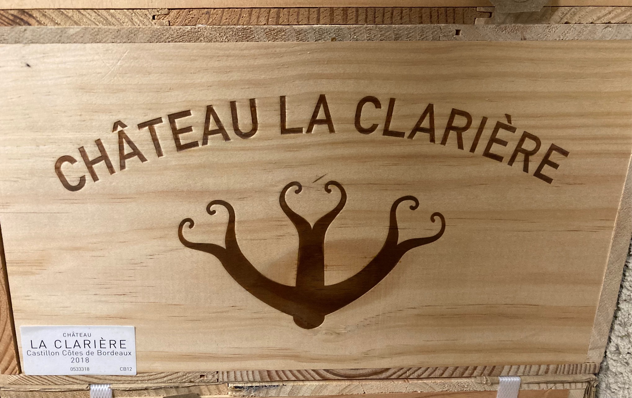 12 bottles Chateau La Clariere Laithwaite, 2018, Cotes de Castillon, OWC (Est. plus 24% premium inc. Image