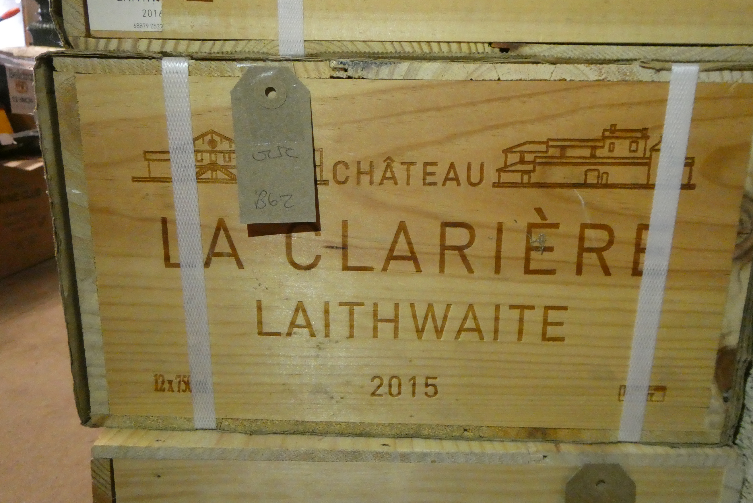 12 bottles Chateau La Clariere Laithwaite, 2015, Cotes de Castillon, OWC (Est. plus 24% premium inc. Image