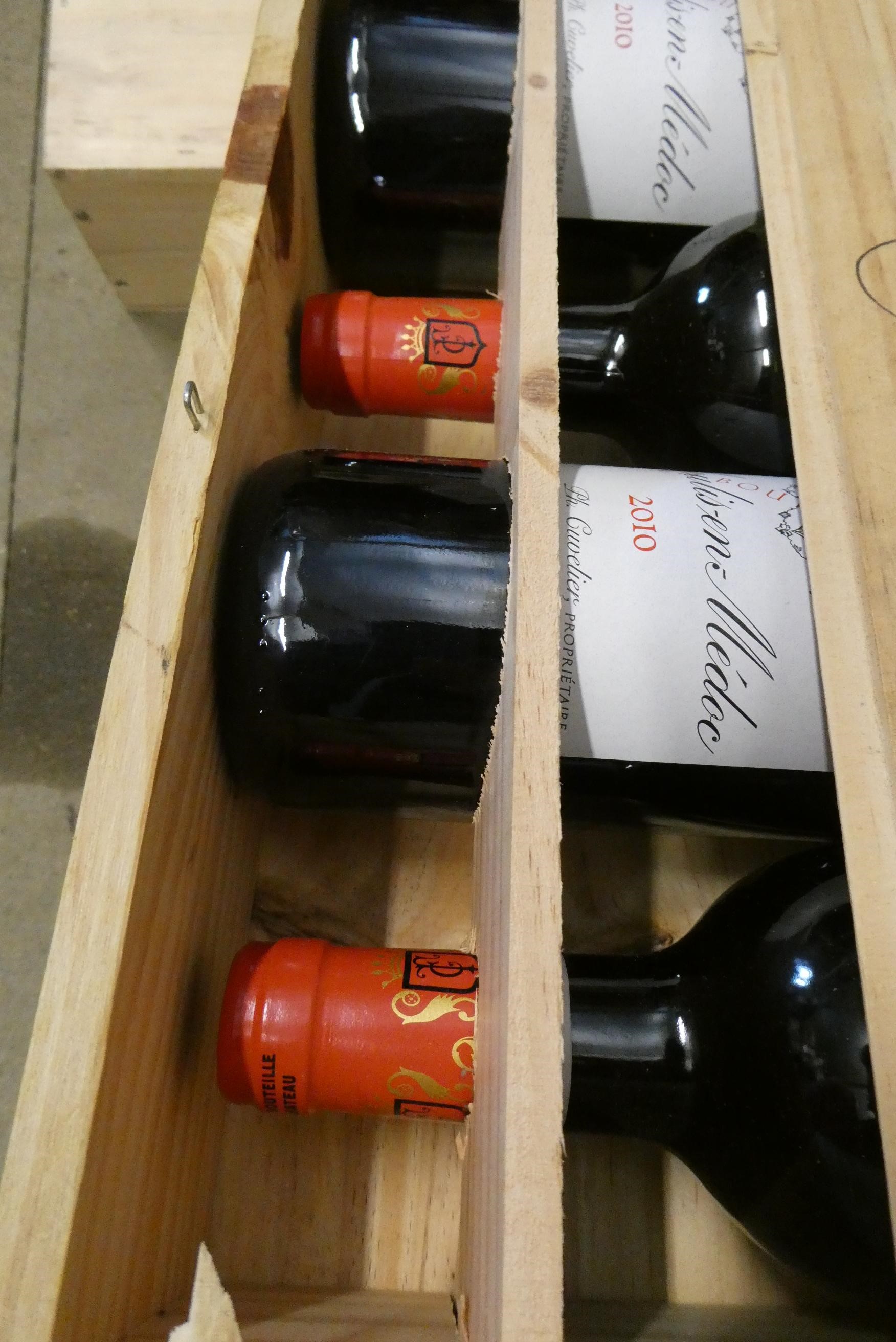 6 bottles Chateau Poujeaux, 2010, Moulis en Medoc, grand vin, OWC (Est. plus 24% premium inc. VAT) Image