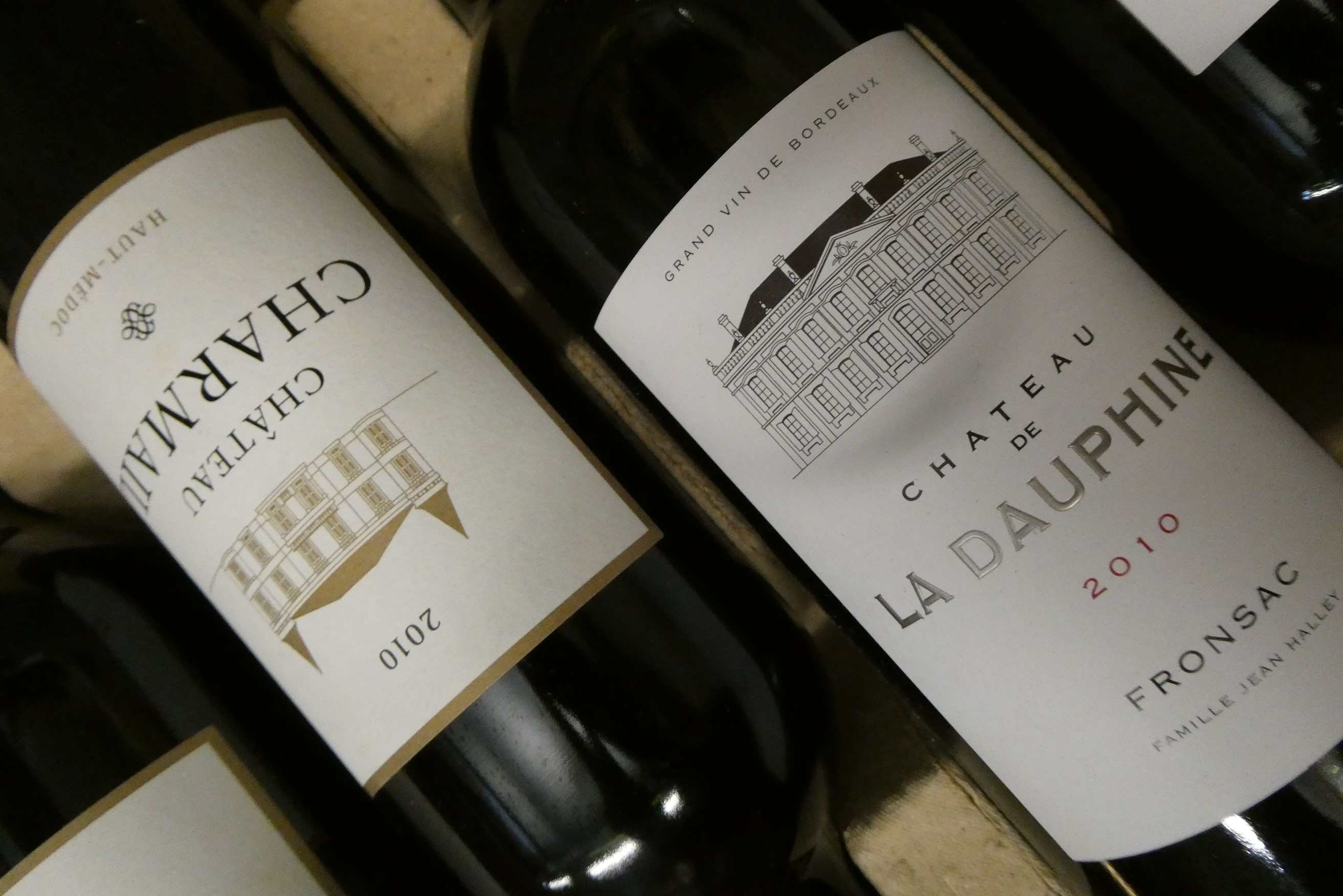 12 bottles 2010 vintage bordeaux, comprising 6 Chateau de La Dauphine, Fronsac, & 6 Chateau Charmail Image