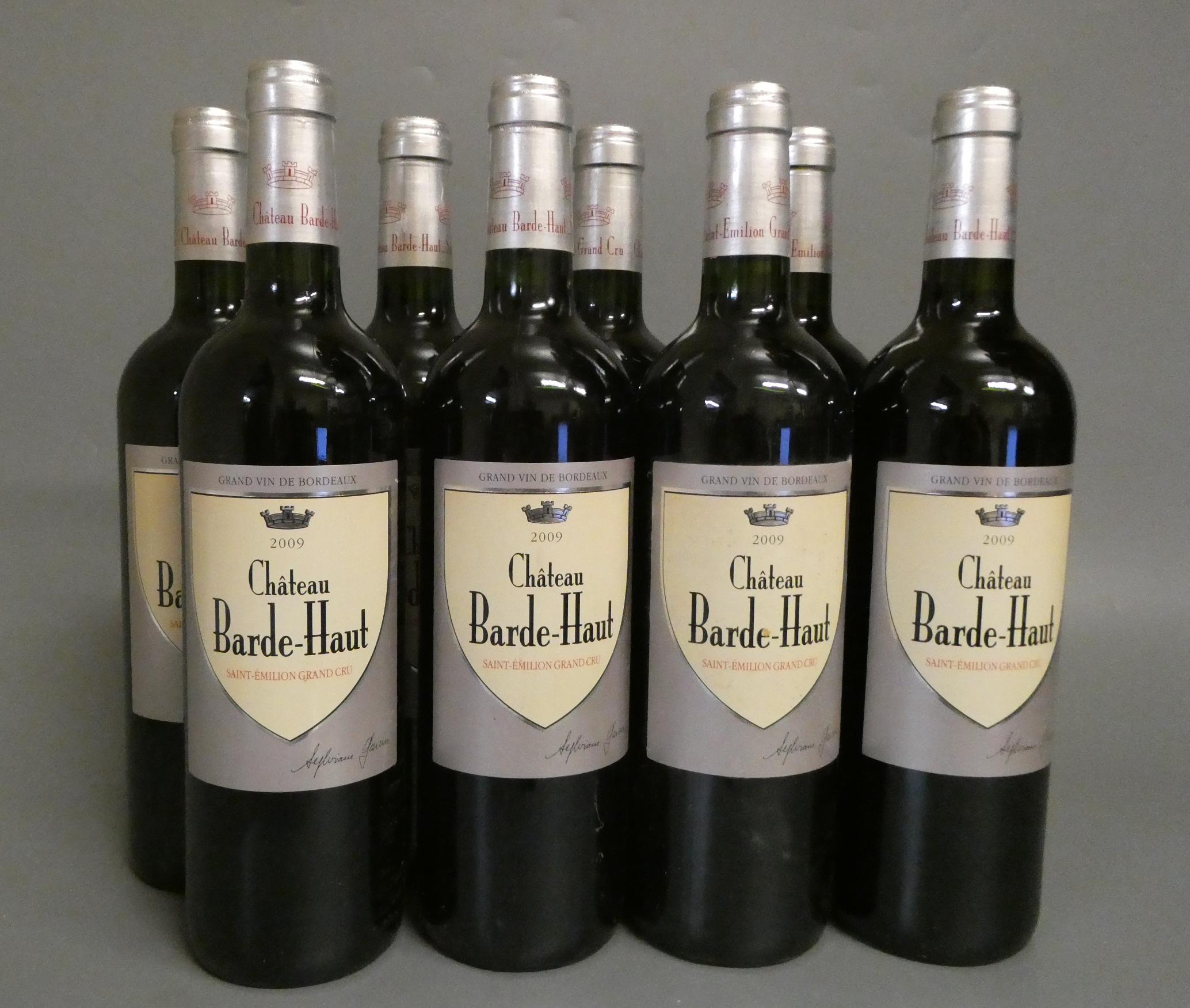 8 bottles Chateau Barde-Haut, 2009, Saint-Emilion grand cru (Est. plus 24% premium inc. VAT) Image