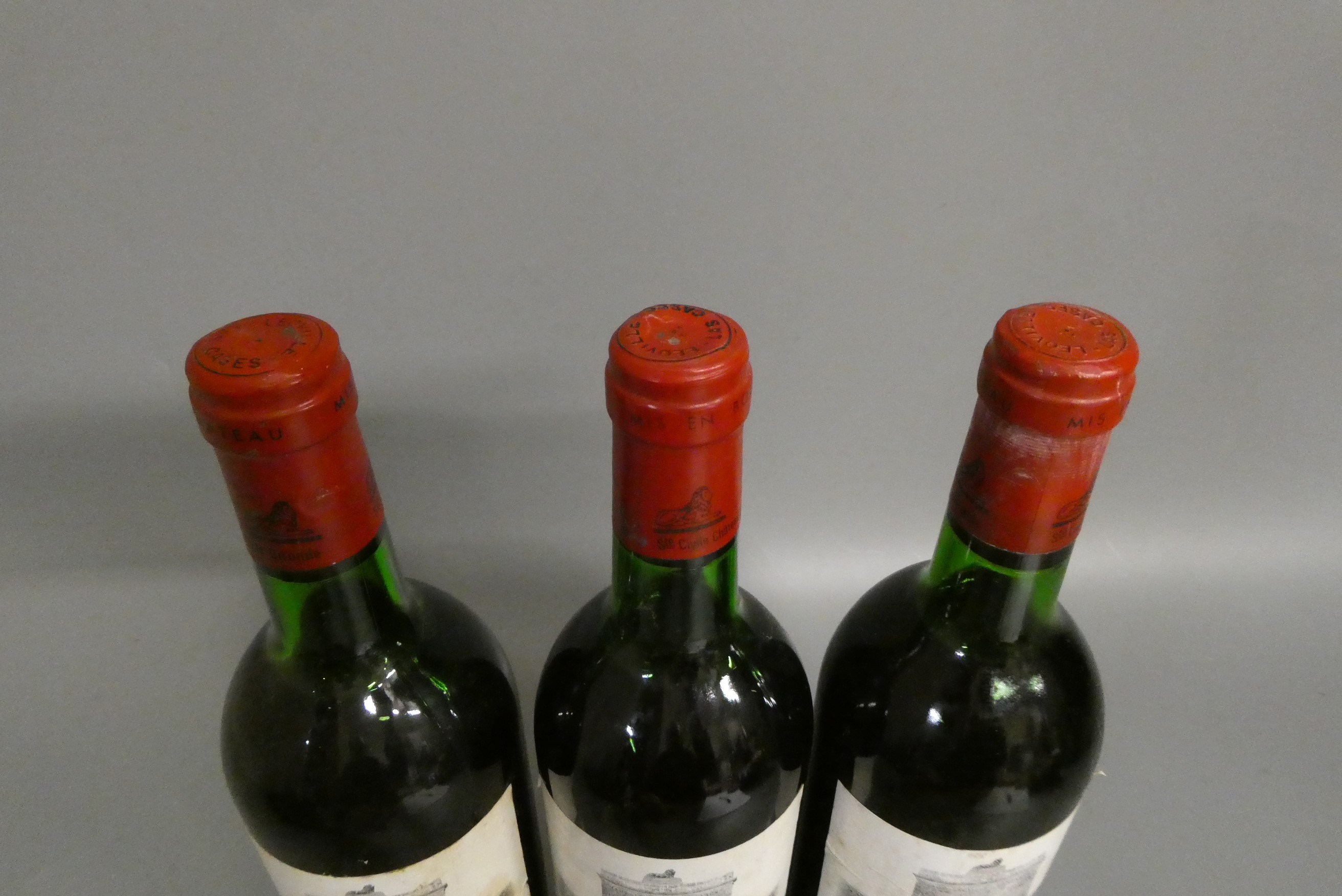 3 bottles Grand Vin de Leoville, 1976, Saint-Julien (Est. plus 24% premium inc. VAT) Image