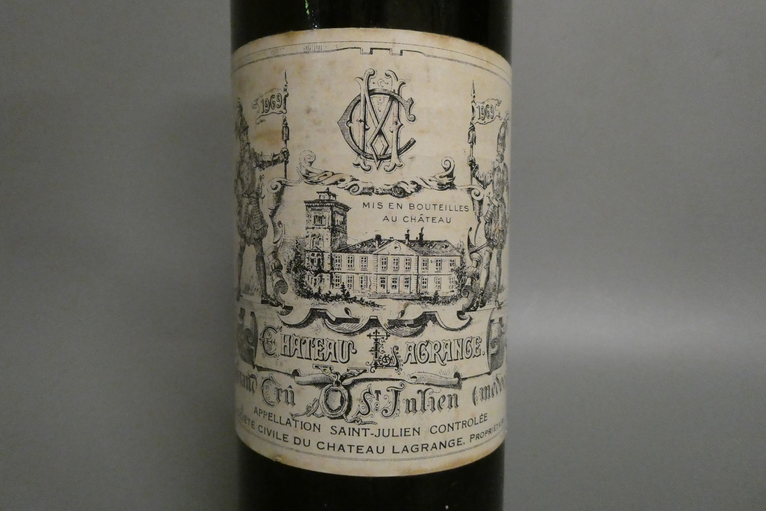 1 bottle Chateau Lagrange, 1969, St. Julien, grand cru (Est. plus 24% premium inc. VAT) Image