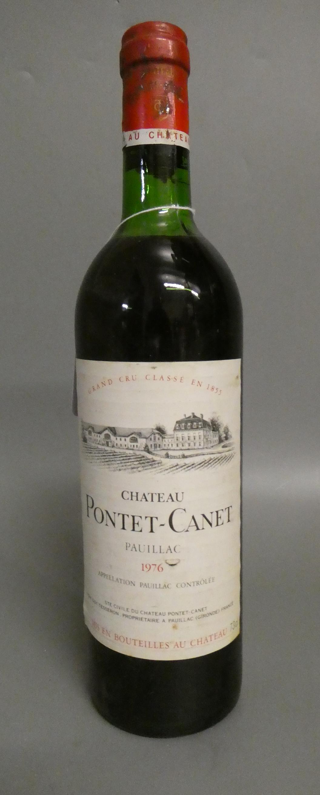 1 bottle Chateau Pontet-Canet, 1976, pauillac, grand cru classe (Est. plus 24% premium inc. VAT) Image