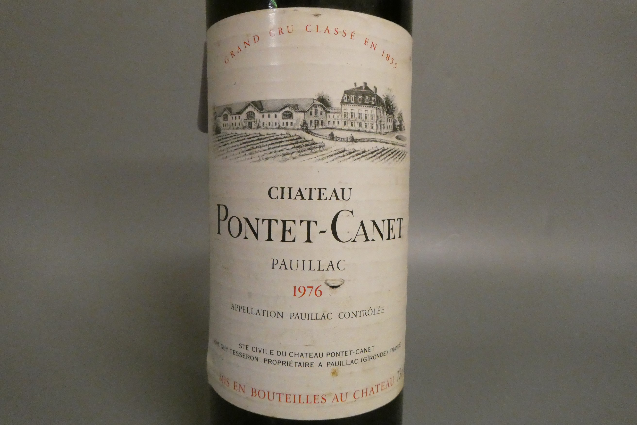 1 bottle Chateau Pontet-Canet, 1976, pauillac, grand cru classe (Est. plus 24% premium inc. VAT) Image