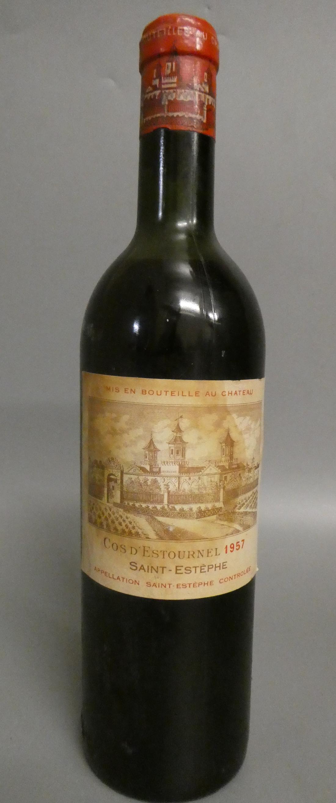 1 bottle Cos D'Estournel, 1957, Saint-Estephe (Est. plus 24% premium inc. VAT) Image