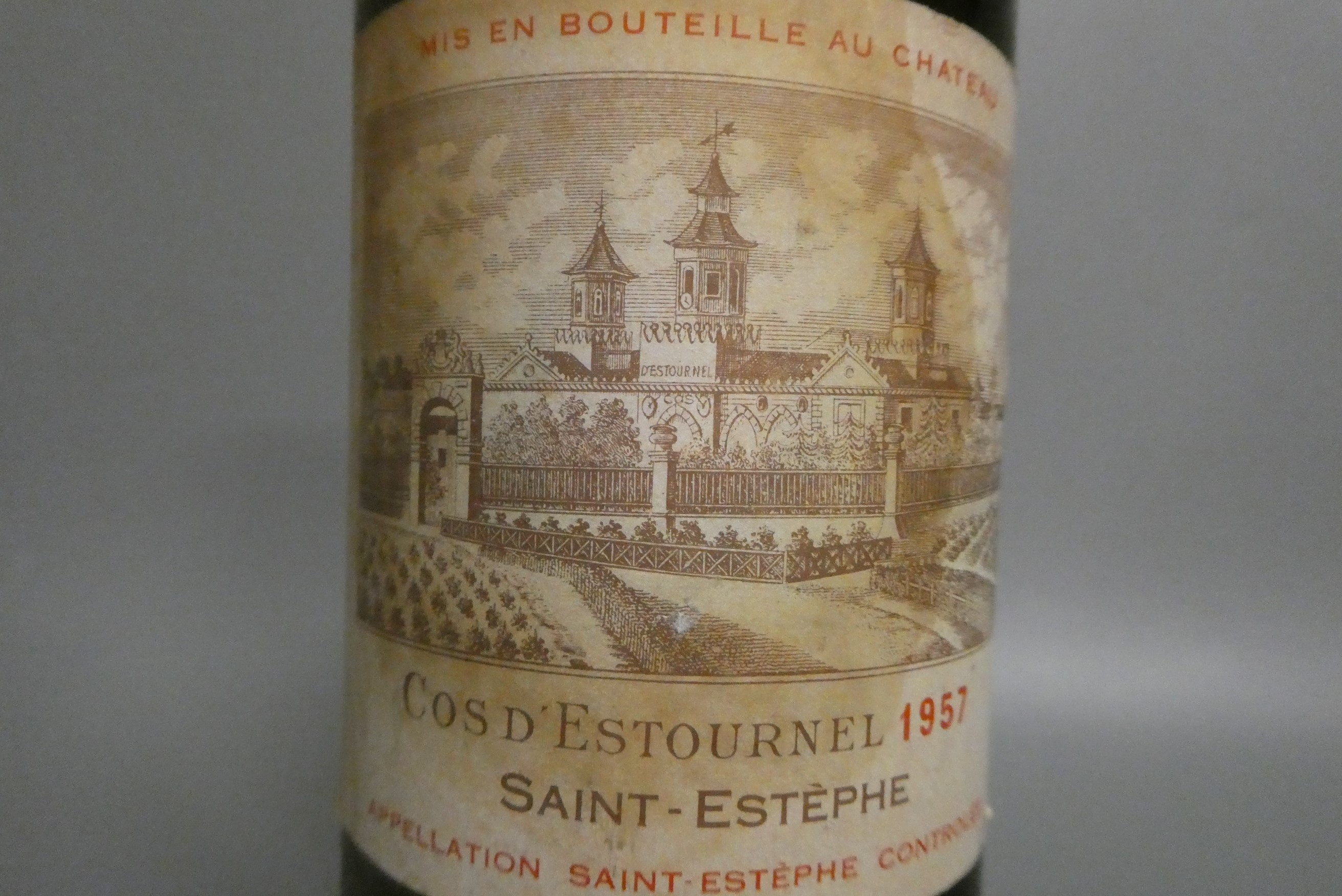 1 bottle Cos D'Estournel, 1957, Saint-Estephe (Est. plus 24% premium inc. VAT) Image