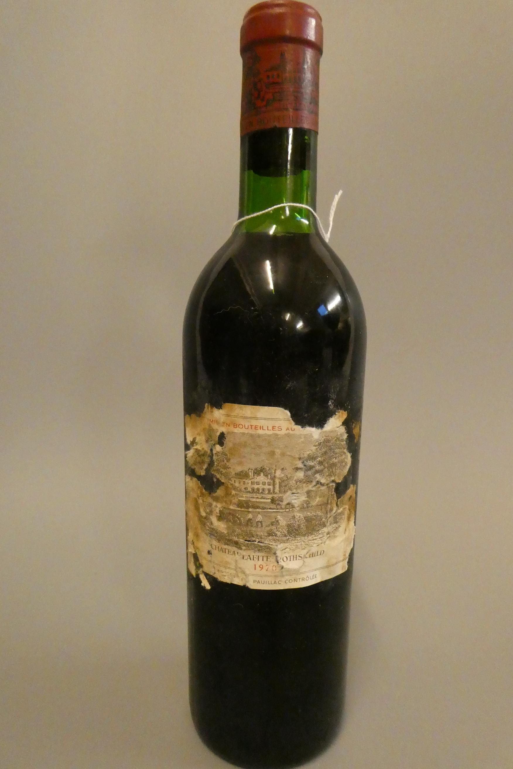 1 bottle Chateau Lafite Rothschild, 1970, pauillac (Est. plus 24% premium inc. VAT) Image