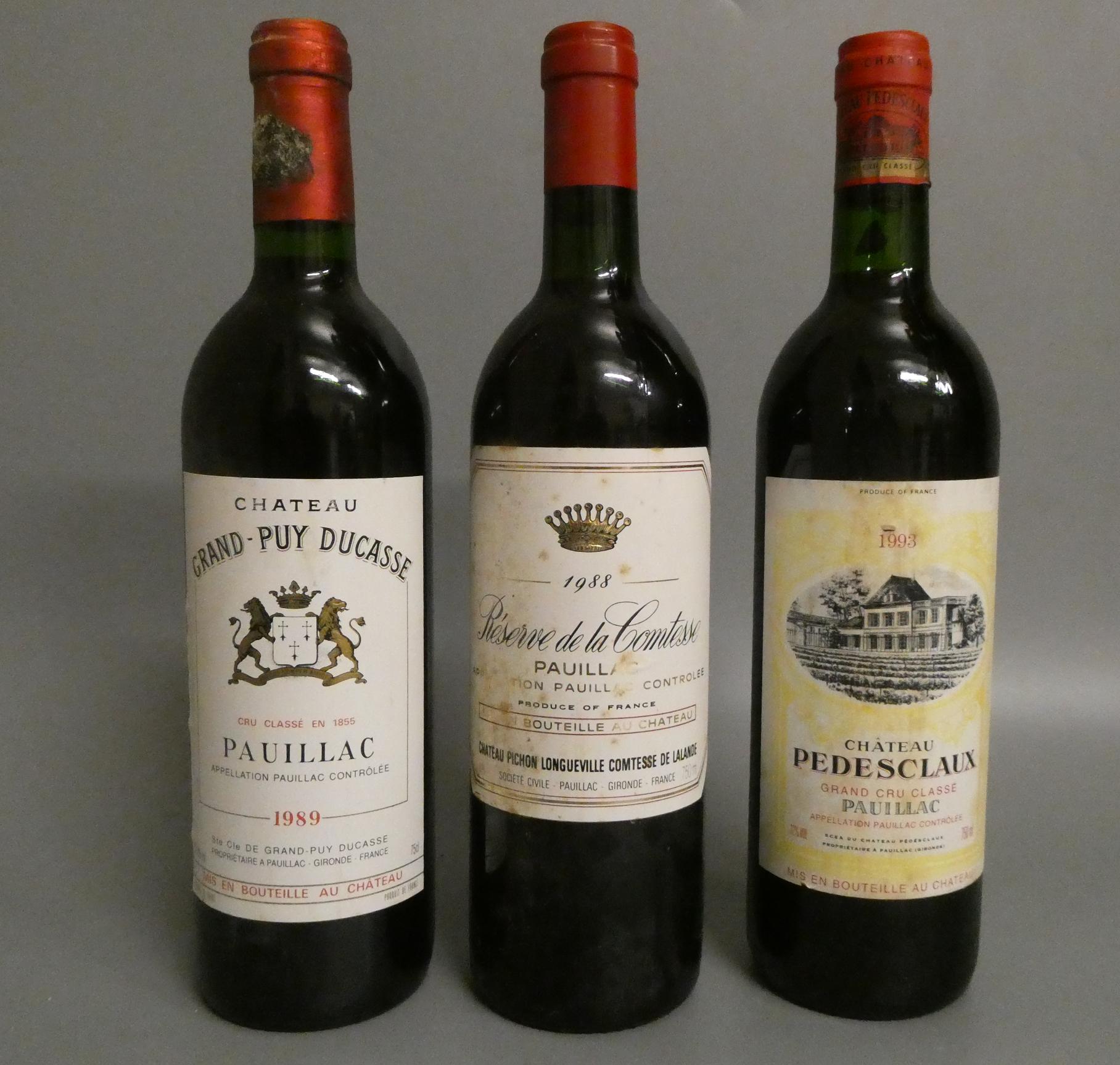 3 bottles of Pauillac Image