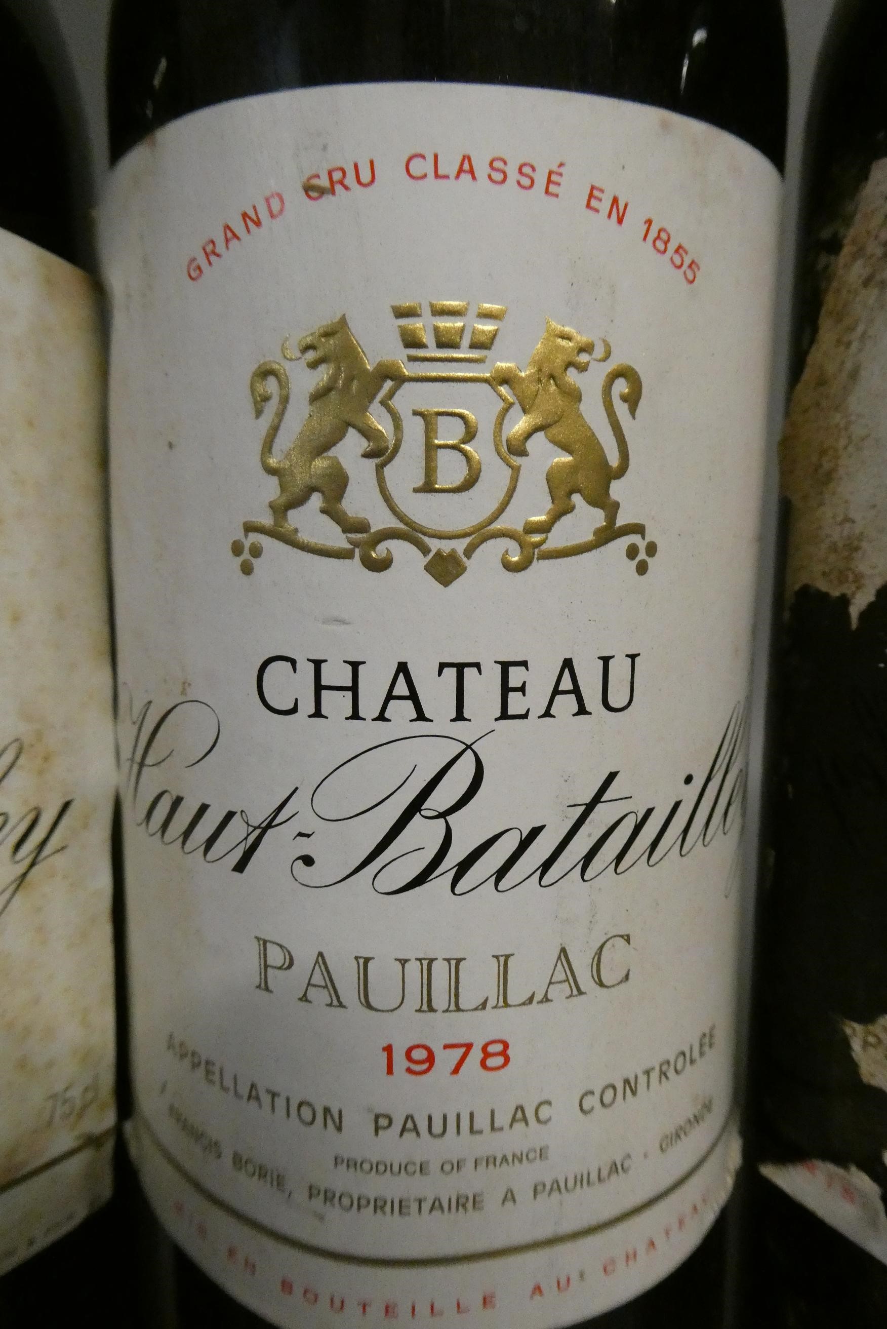 4 bottles Chateau Haut-Batailley, 1978, pauillac, grand cru classe (Est. plus 24% premium inc. VAT) Image