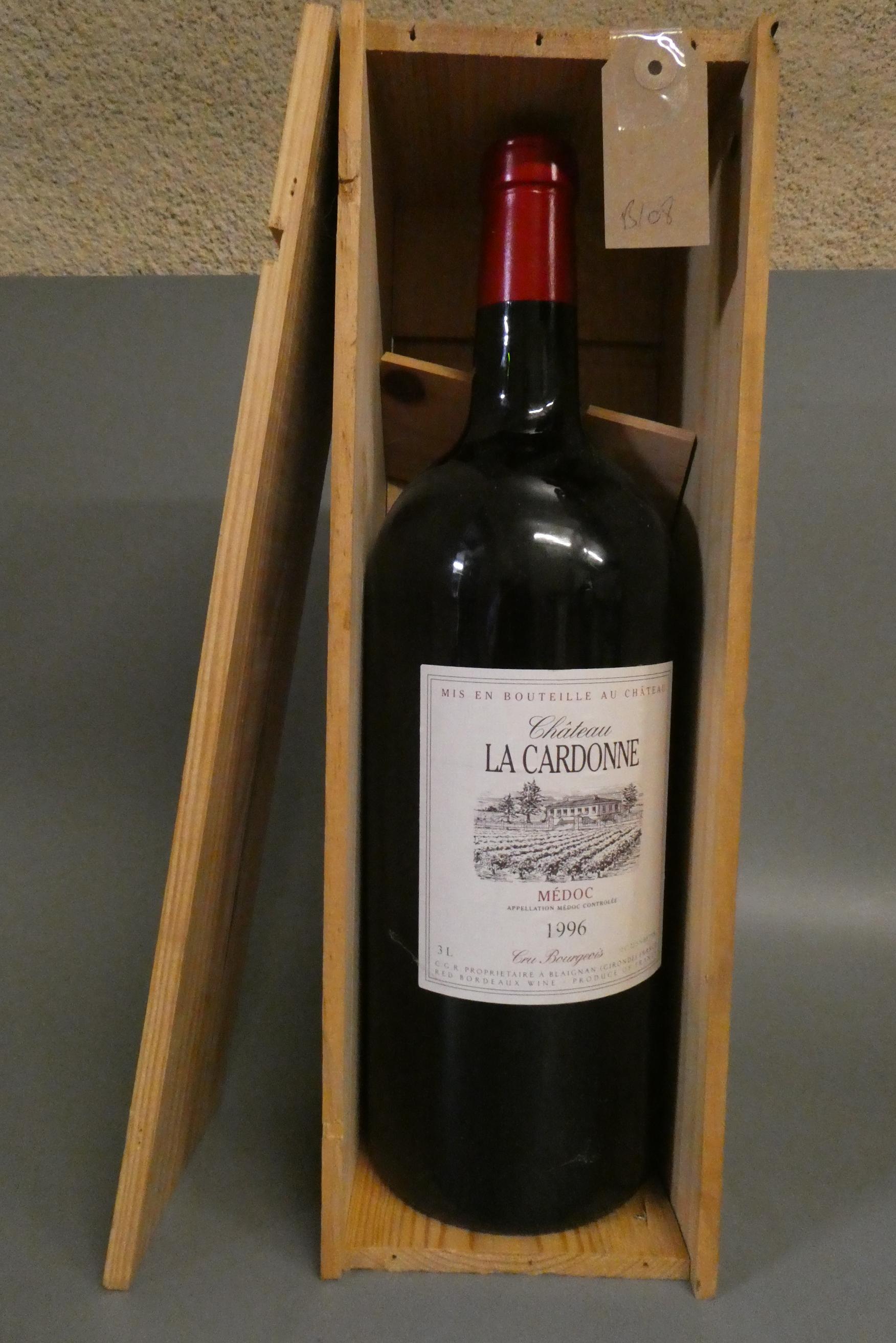 1 Jeroboam Chateau La Cardonne, 1996, medoc, cru Bourgeois, OWC (Est. plus 24% premium inc. VAT) Image