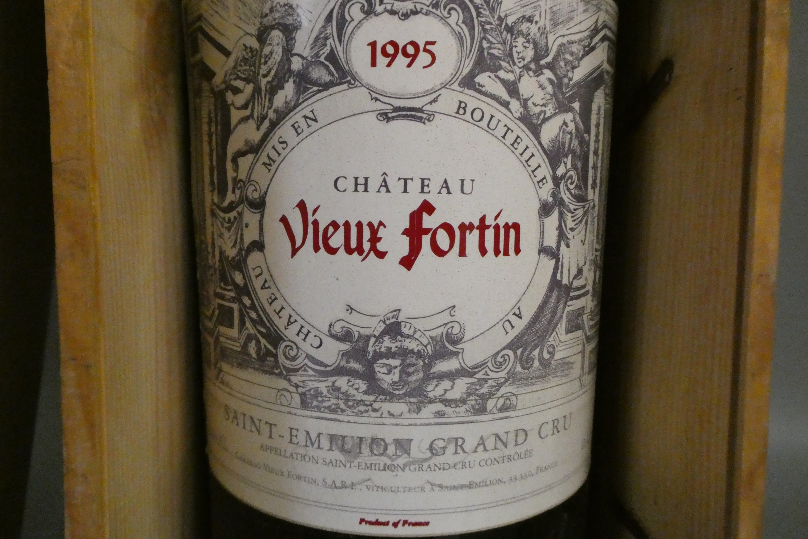 1 Balthazar Chateau Vieux Fortin, 1995, Saint-Emilion grand cru, OWC (Est. plus 24% premium inc. Image