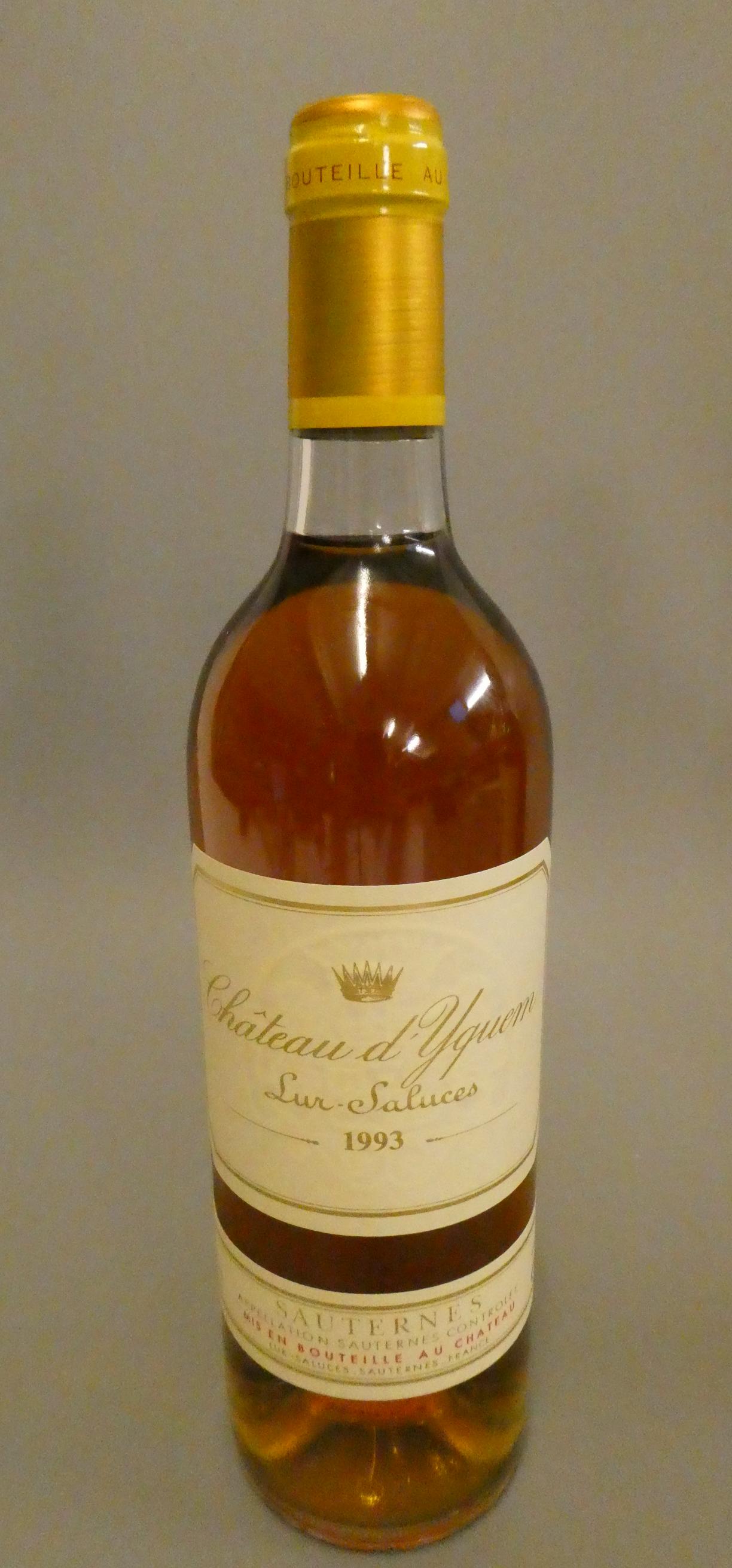 1 bottle Chateau Yquem, 1993, Sur-Saluces, sauternes (Est. plus 24% premium inc. VAT) Image