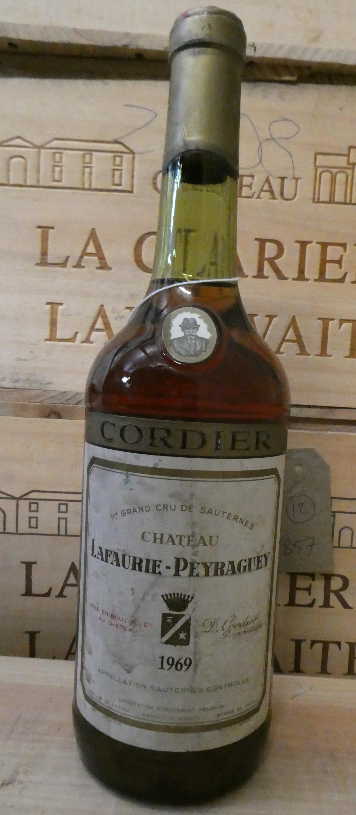 1 bottle Chateau Lafaurie-Peyraguey, 1969, Cordier, 1er grand cru sauternes (Est. plus 24% premium Image