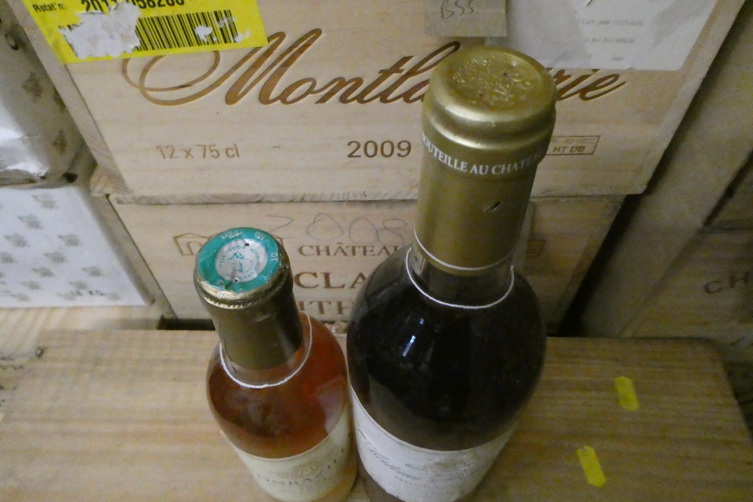 1 bottle Chateau Belingard, 1994, Monbazillac, together with 1 half bottle 2001 Monbazilla (Est. Image
