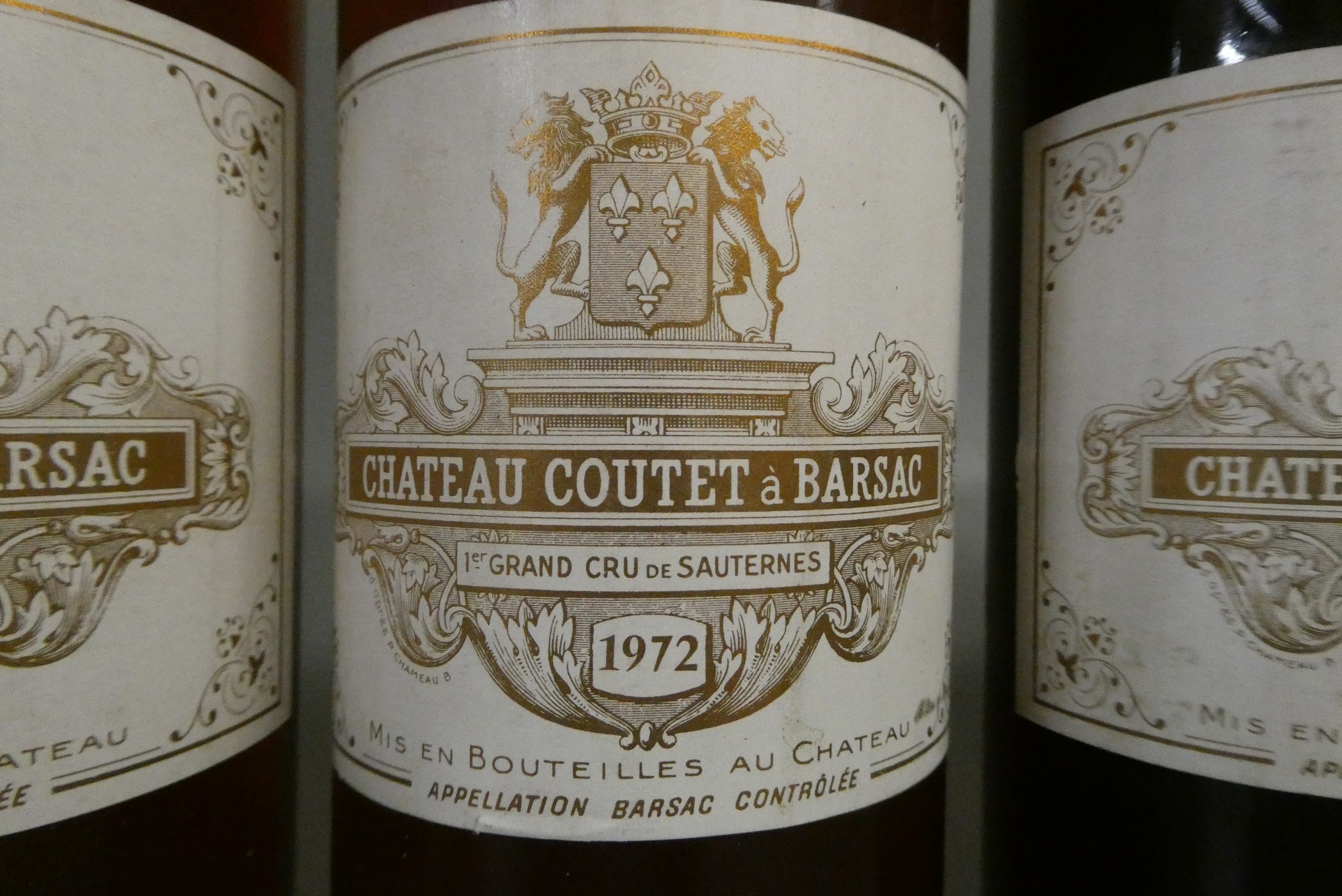 6 bottles Chateau Coutet a Barsac, 1972, 1er grand cru, sauternes (Est. plus 24% premium inc. VAT) Image