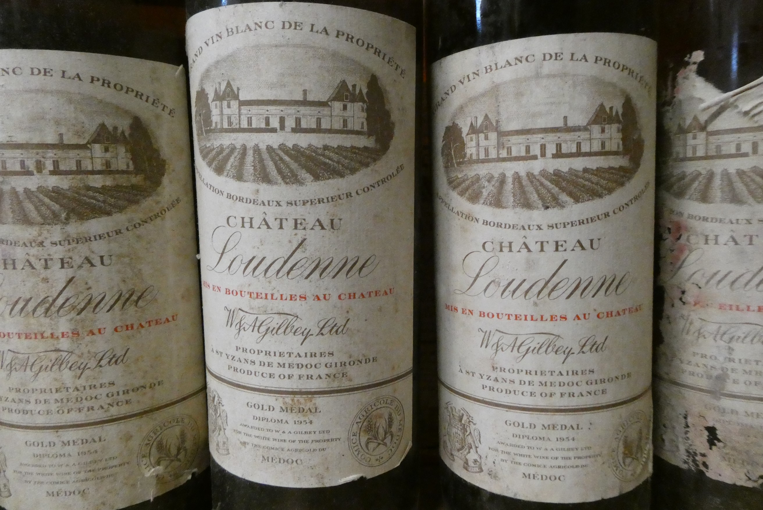 10 bottles Chateau Loudenne, 1961, medoc Image