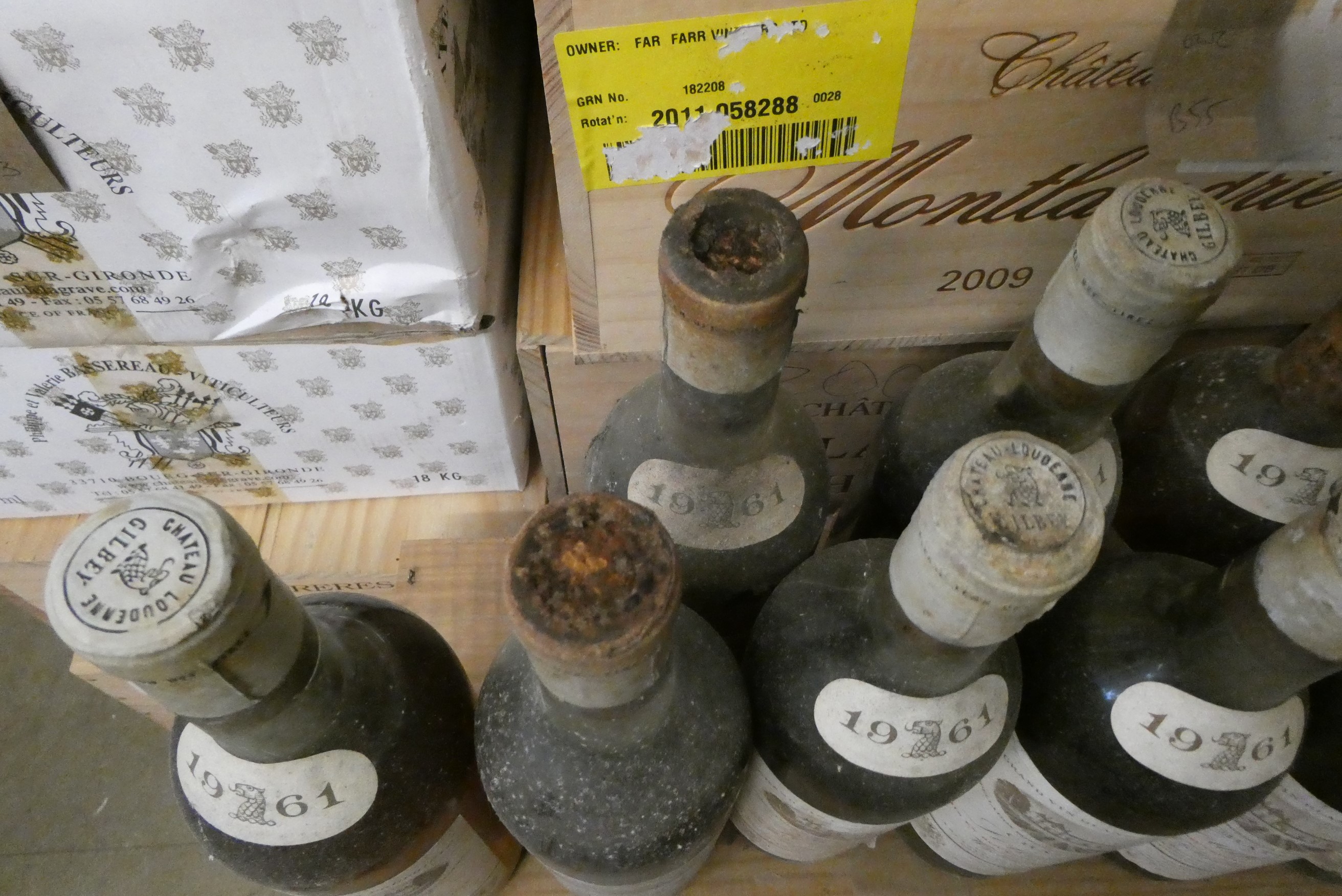 10 bottles Chateau Loudenne, 1961, medoc Image