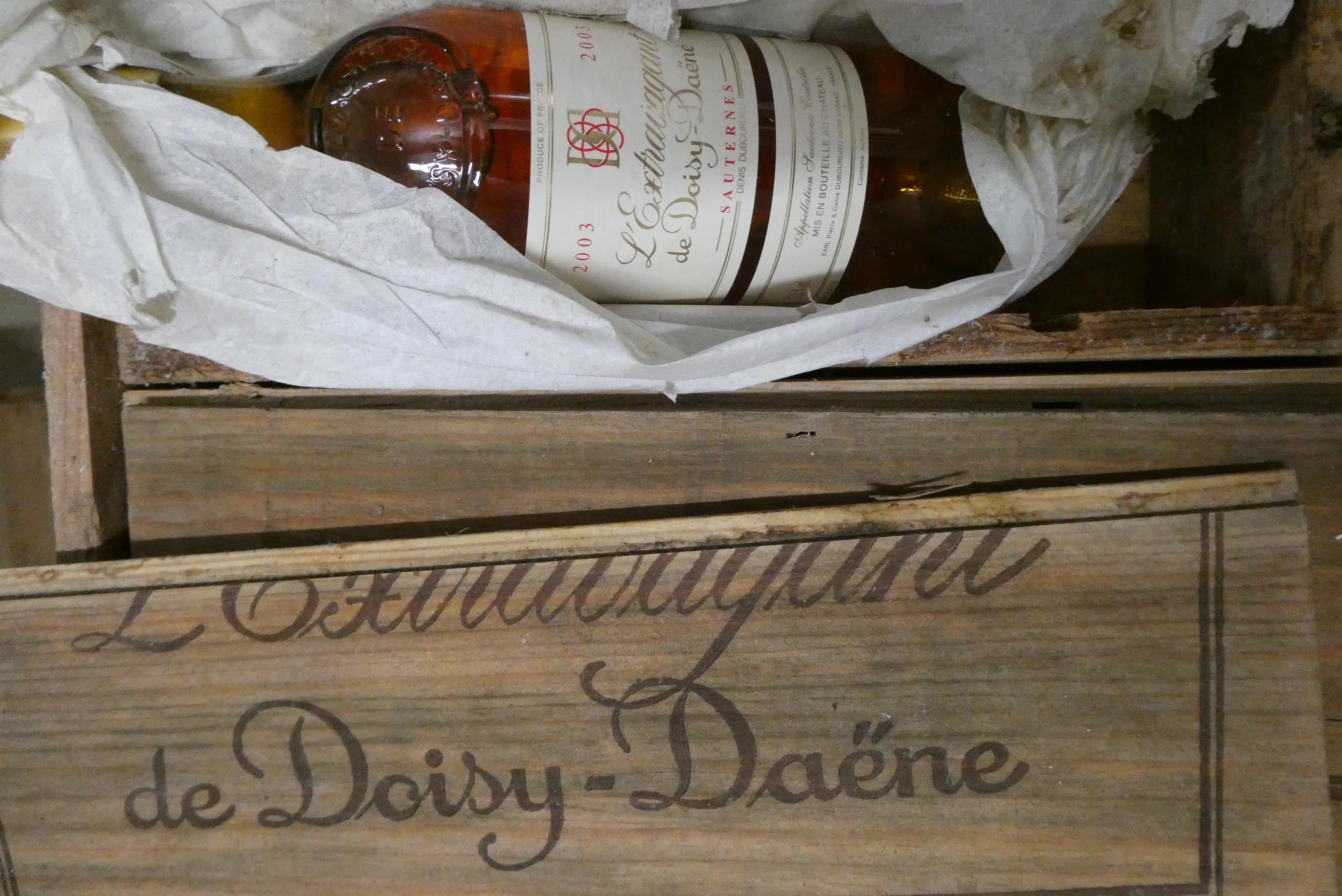 4 half bottles L'Extravagant de Doisy-Daene, 2003, sauternes, OWC (Est. plus 24% premium inc. VAT) Image