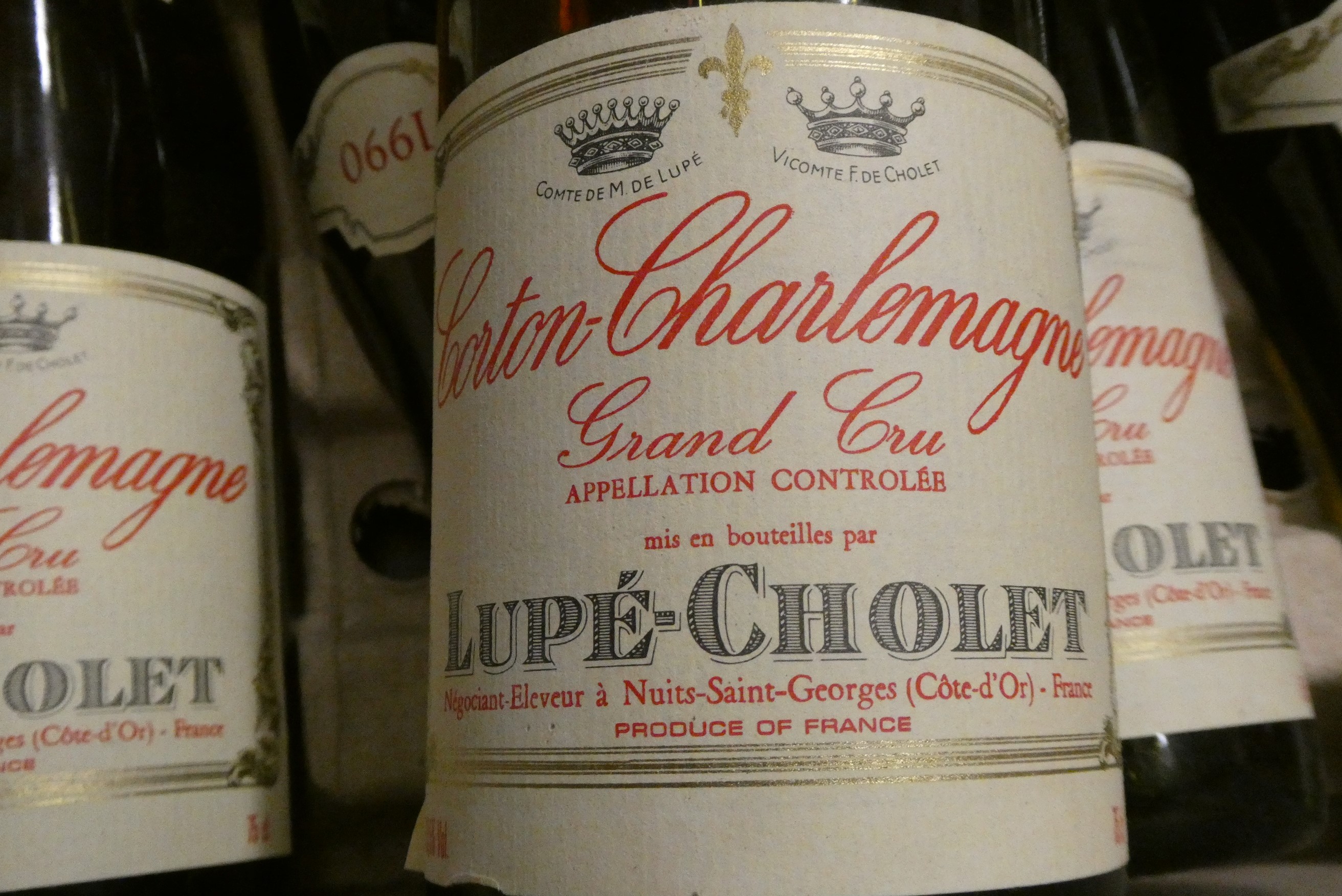 7 bottles Corton-Charlemagne, 1990, Lupe-Cholet, grand cru (Est. plus 24% premium inc. VAT) Image