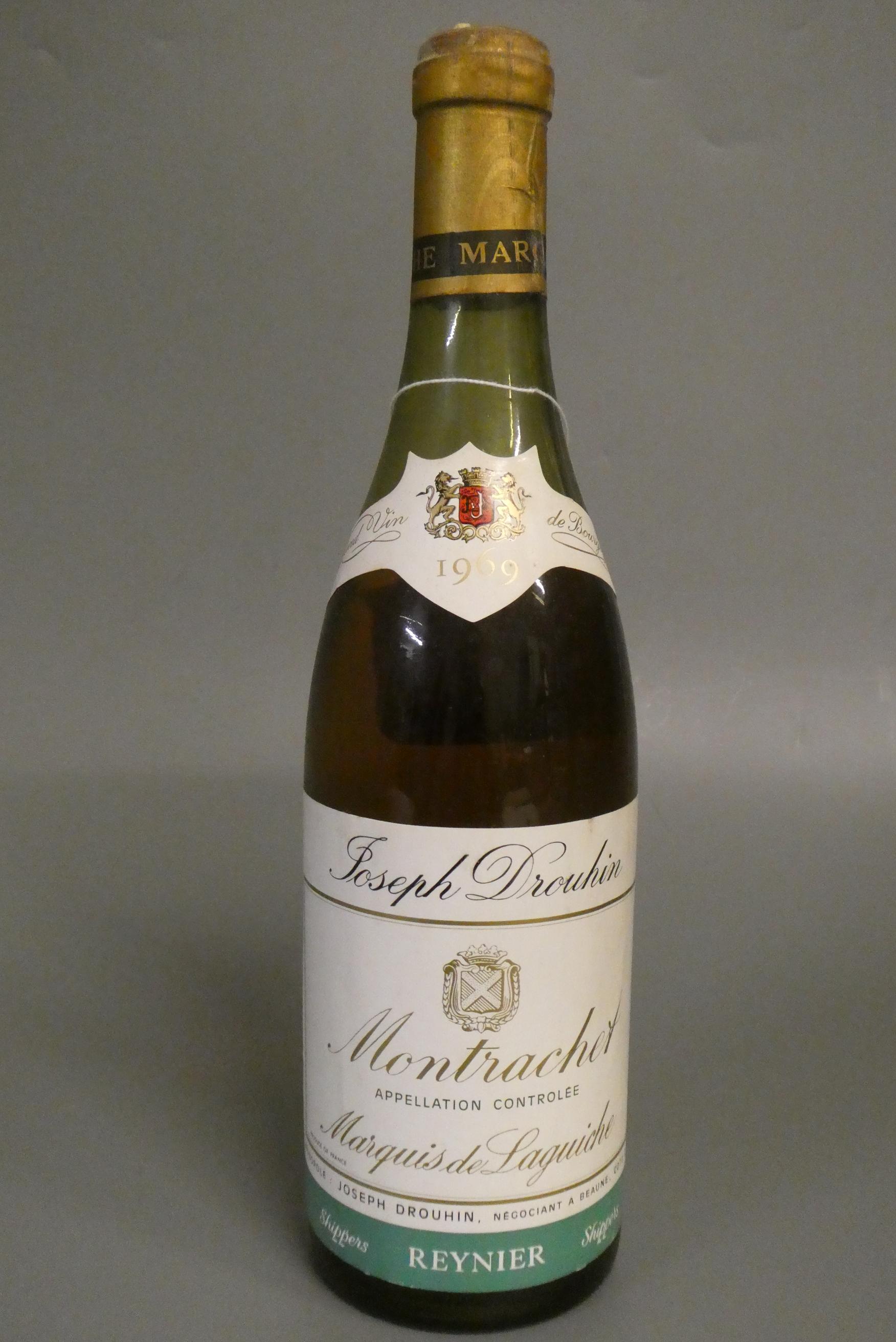 1 bottle Montrachet, 1969, Marquis de Laguiche, Joseph Drouhin (Est. plus 24% premium inc. VAT) Image