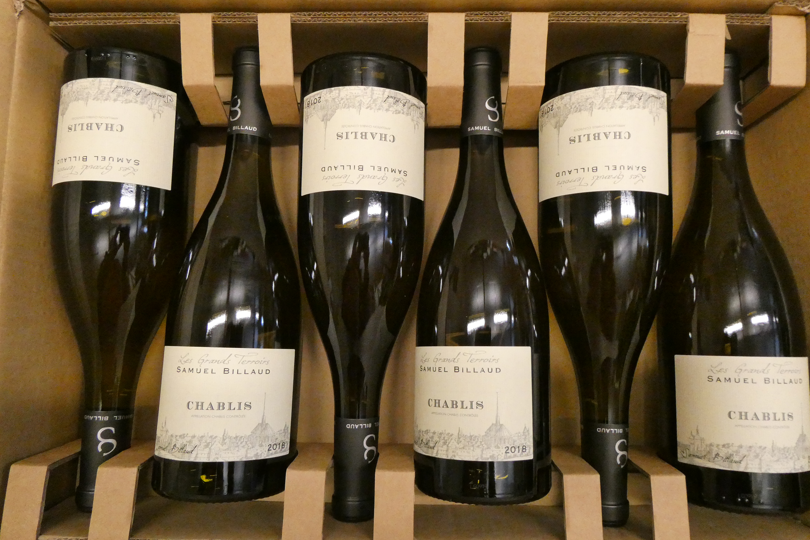 6 bottles Chablis " Les Grands Terroirs", 2018, Samuel Billaud (Est. plus 24% premium inc. VAT) Image