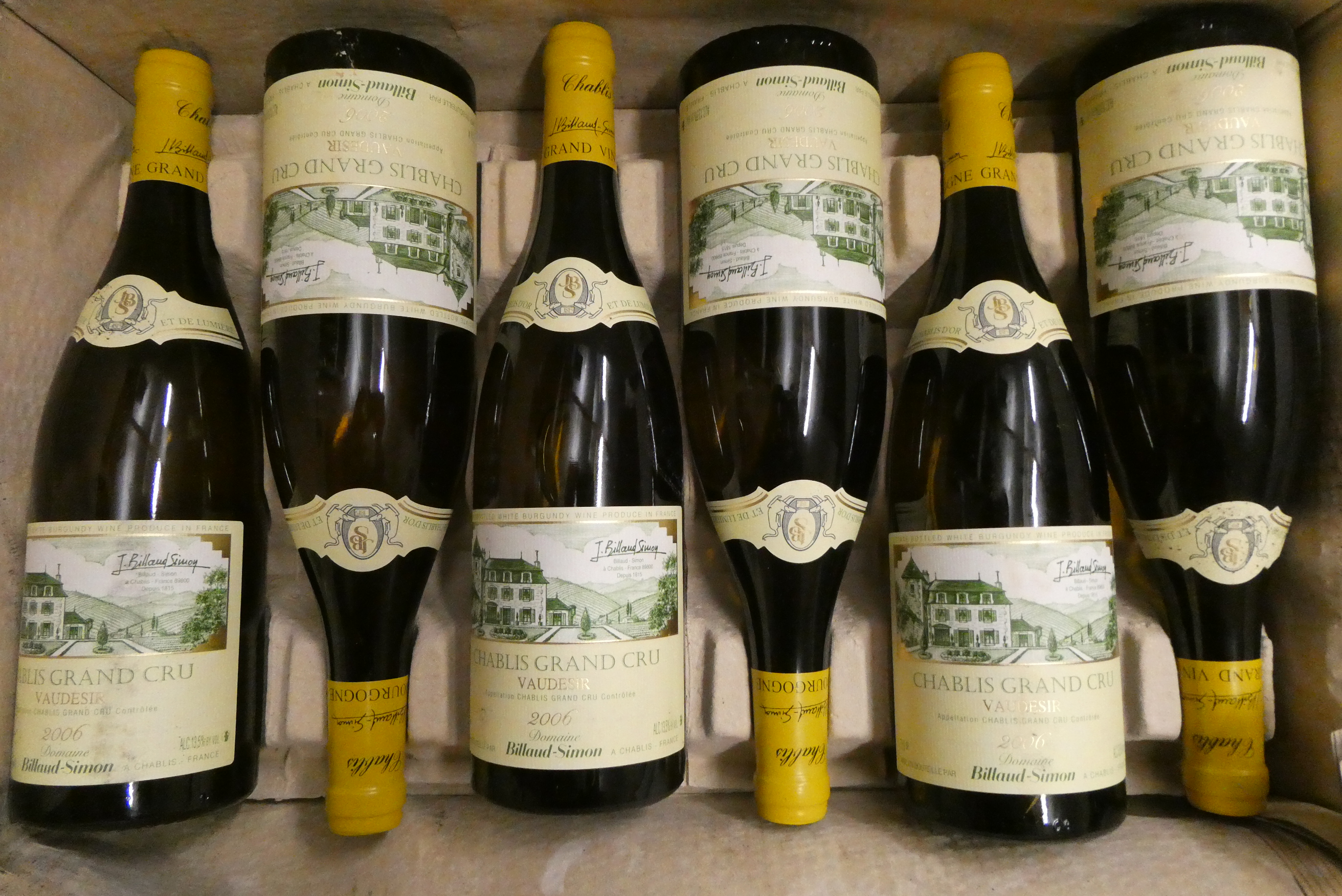 6 bottles Vaudesir, Chablis Grand Cru, 2006, Domaine Billaud-Simon (Est. plus 24% premium inc. VAT) Image