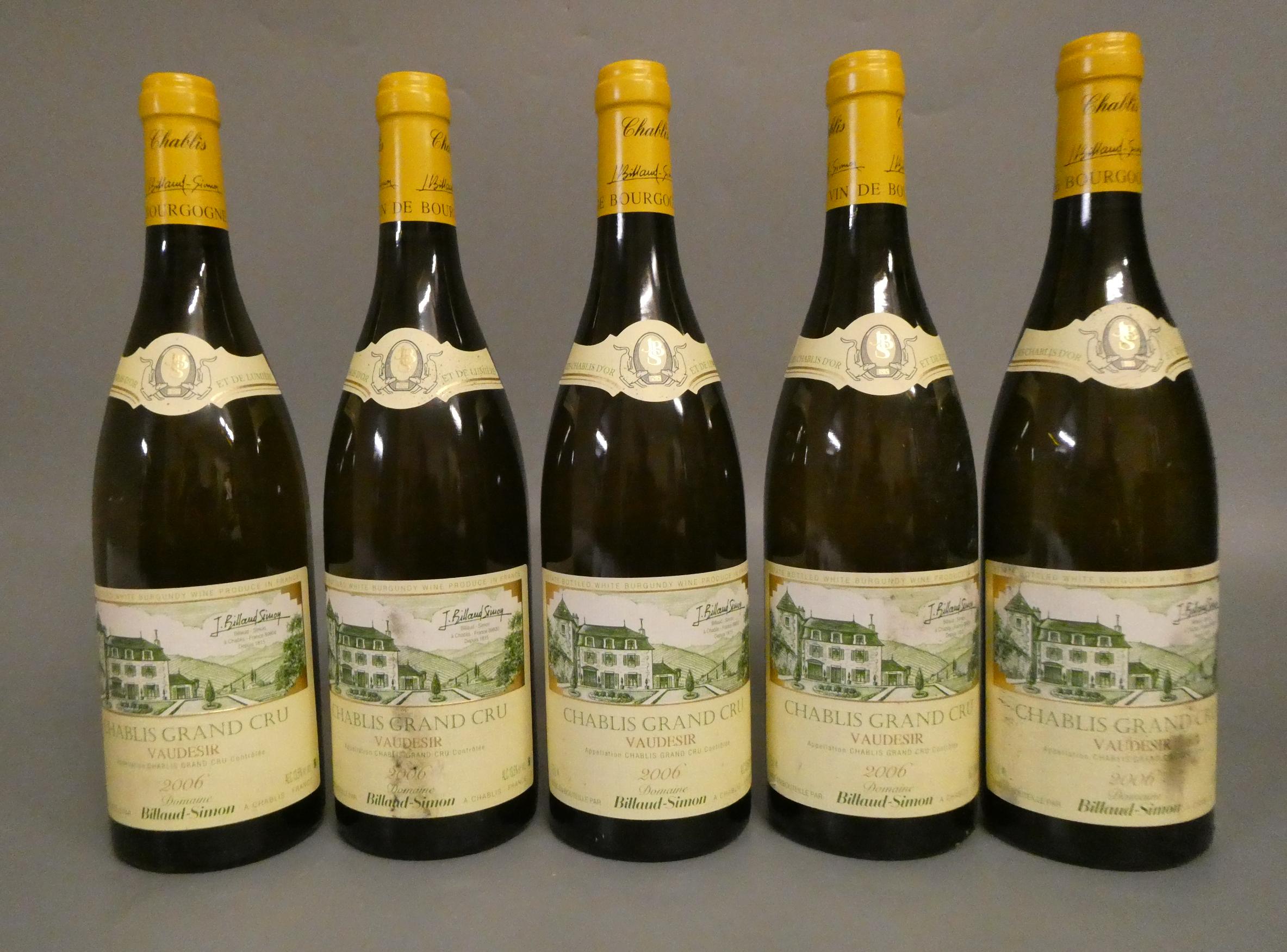 6 bottles Vaudesir, Chablis Grand Cru, 2006, Domaine Billaud-Simon (Est. plus 24% premium inc. VAT) Image