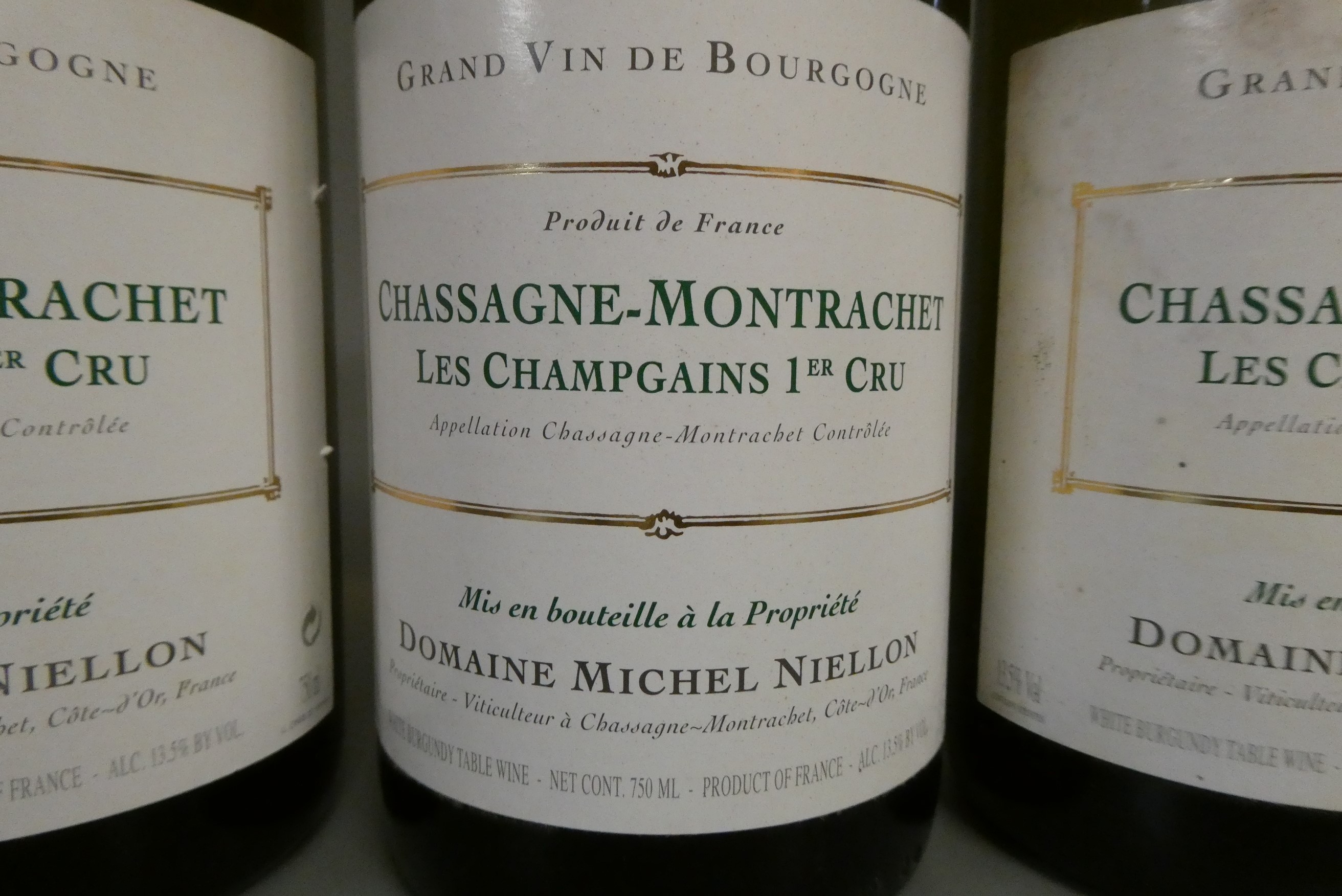 4 bottles Chassange-Montrachet, 2015, Les Champgains 1er cru, Domaine Michel Niellon (Est. plus 24% Image