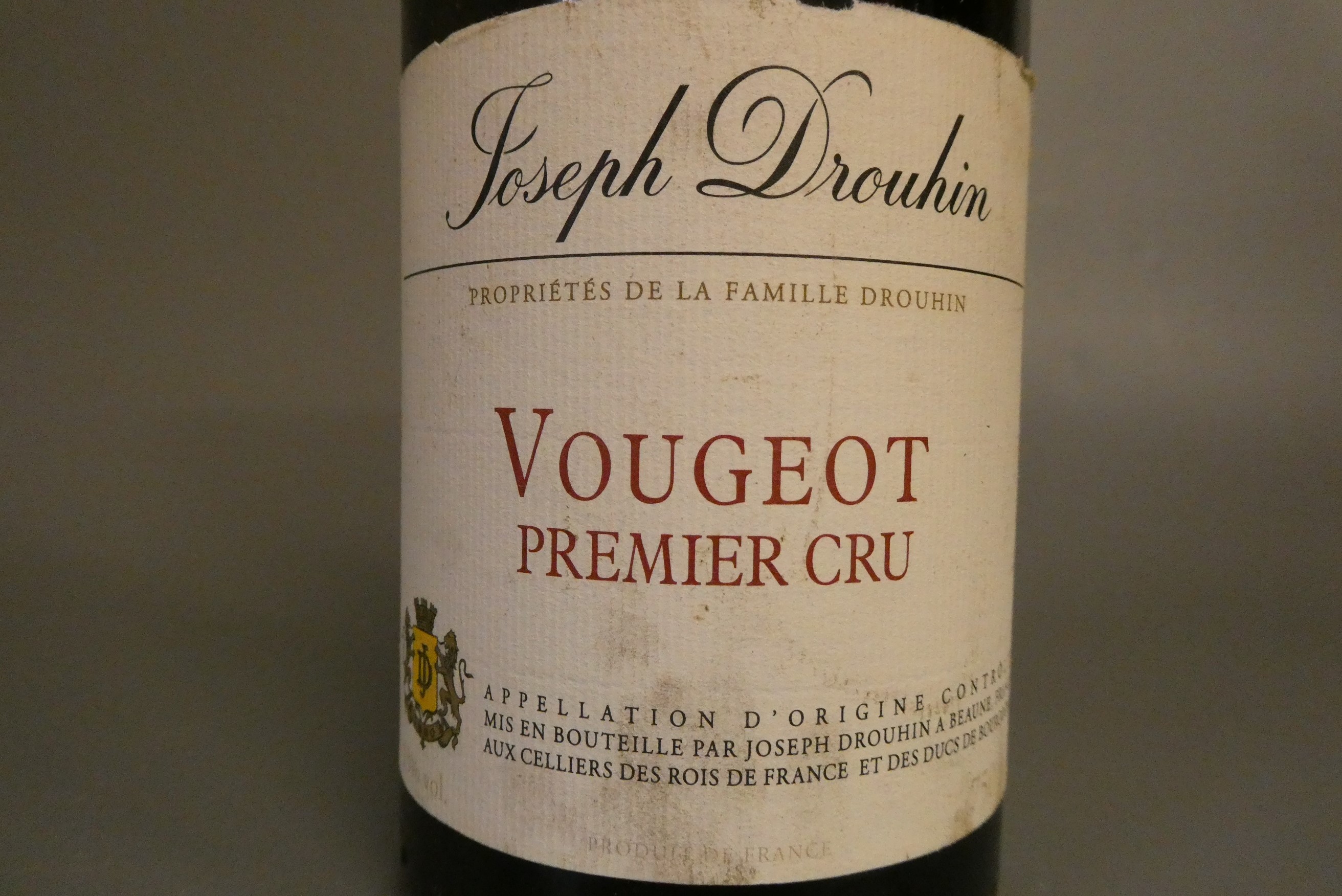 1 bottle Vougeot, 2014, Joseph Drouhin, premier cru (Est. plus 24% premium inc. VAT) Image