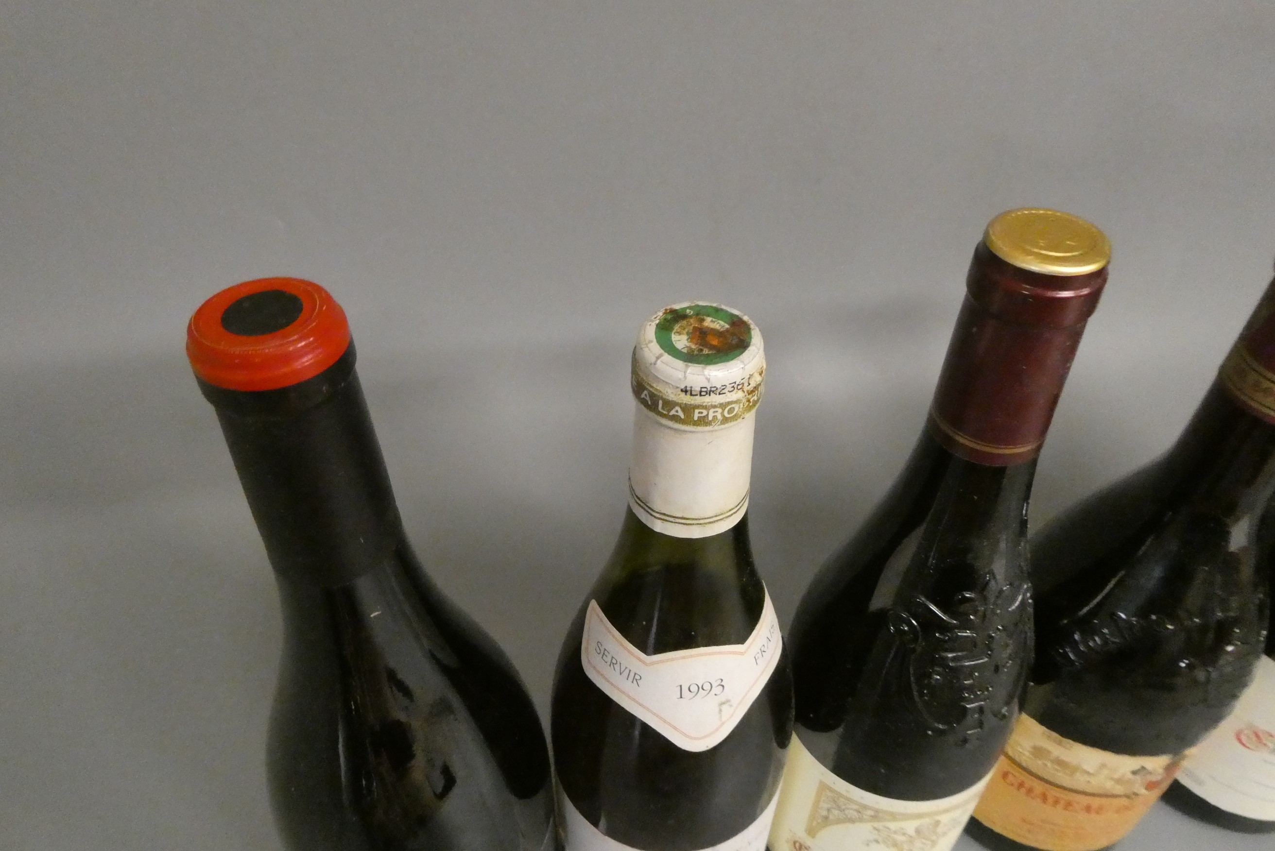 6 bottles comprising 1 1981 Chateau de la Gardine Chateauneuf-du-Pape Image