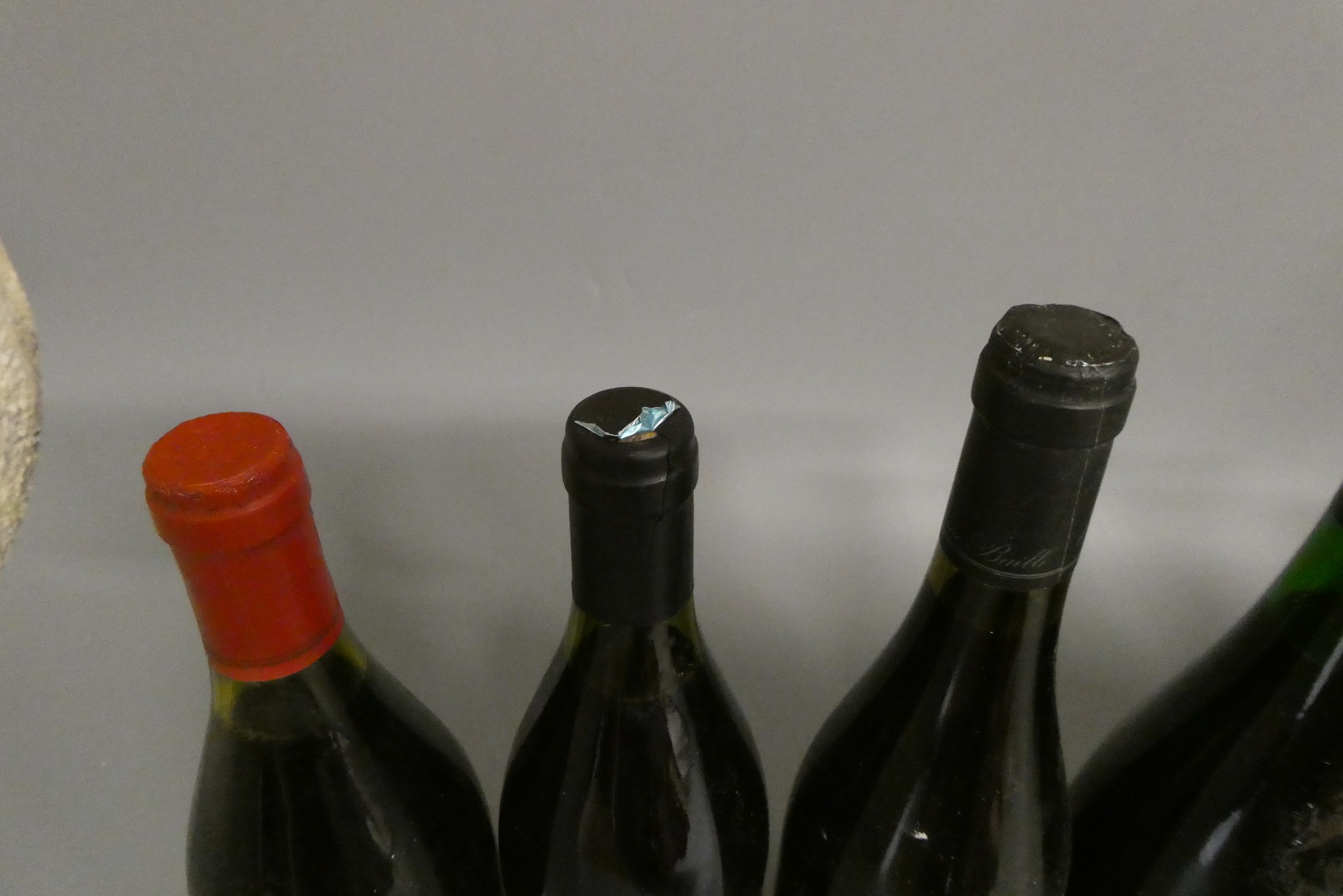 9 bottles of red Burgundy Image