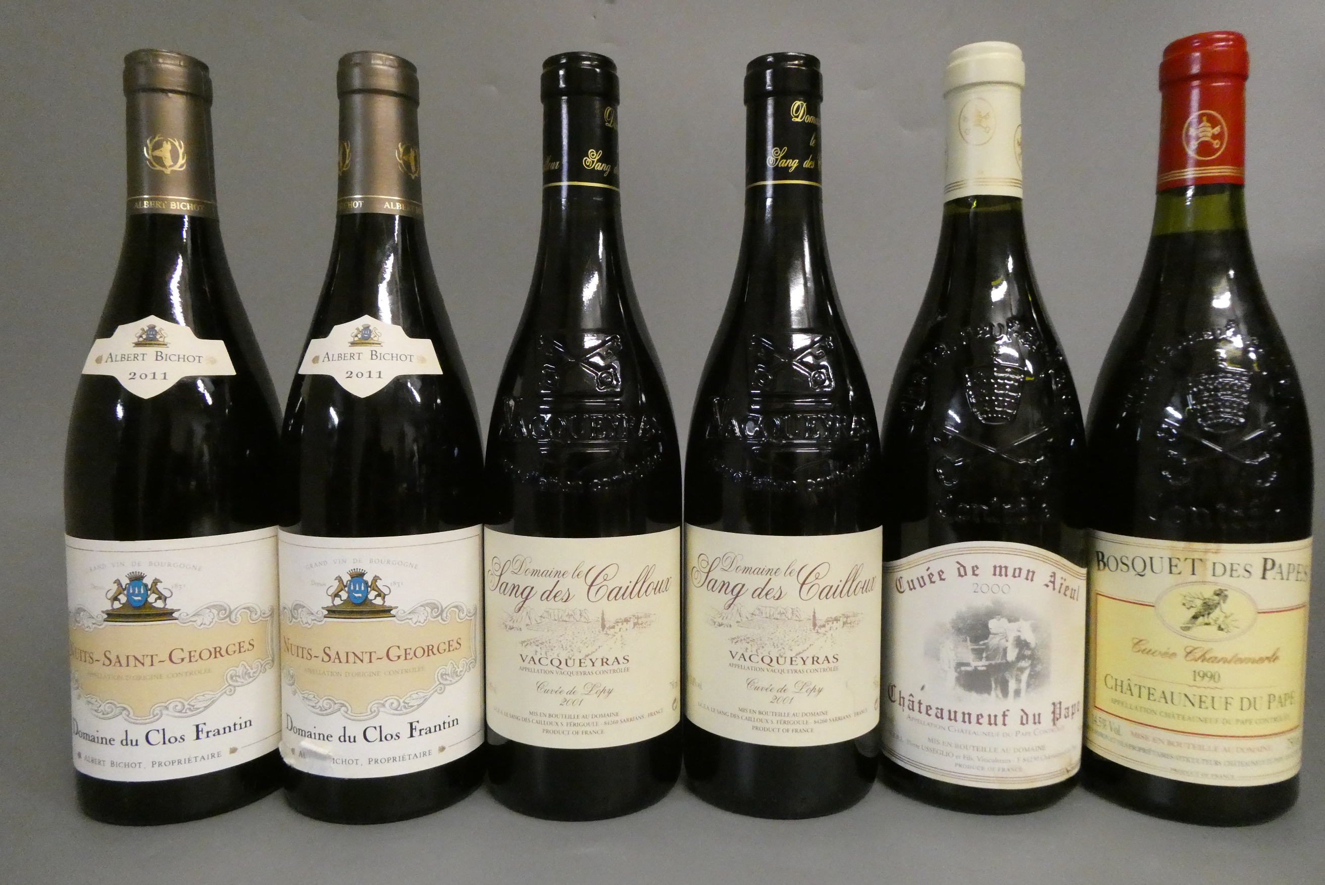 6 bottles of French red Image