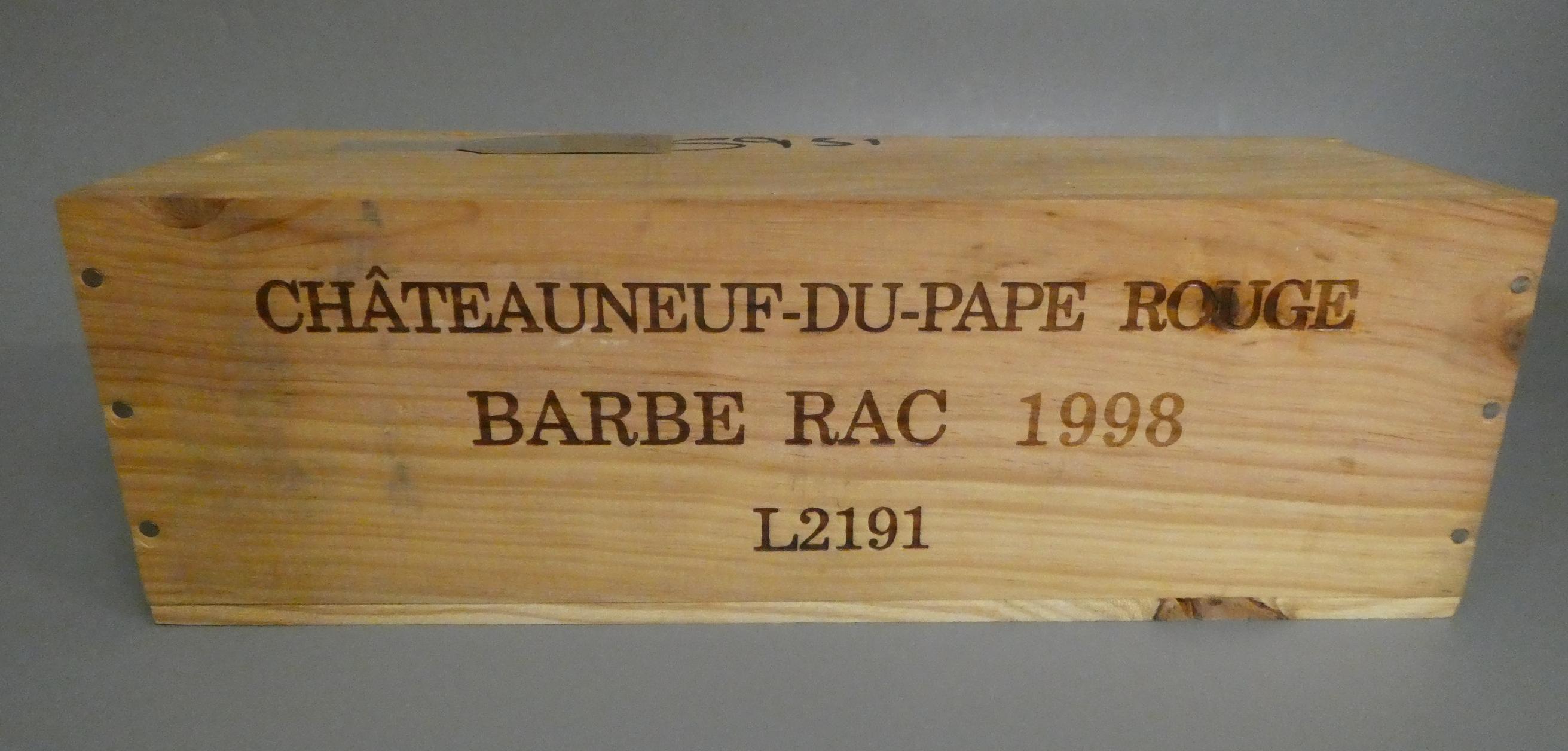 1 magnum Chateauneuf-du-Pape, 1998, Barbe RAC, M. Chapoutier, OWC (Est. plus 24% premium inc. VAT) Image
