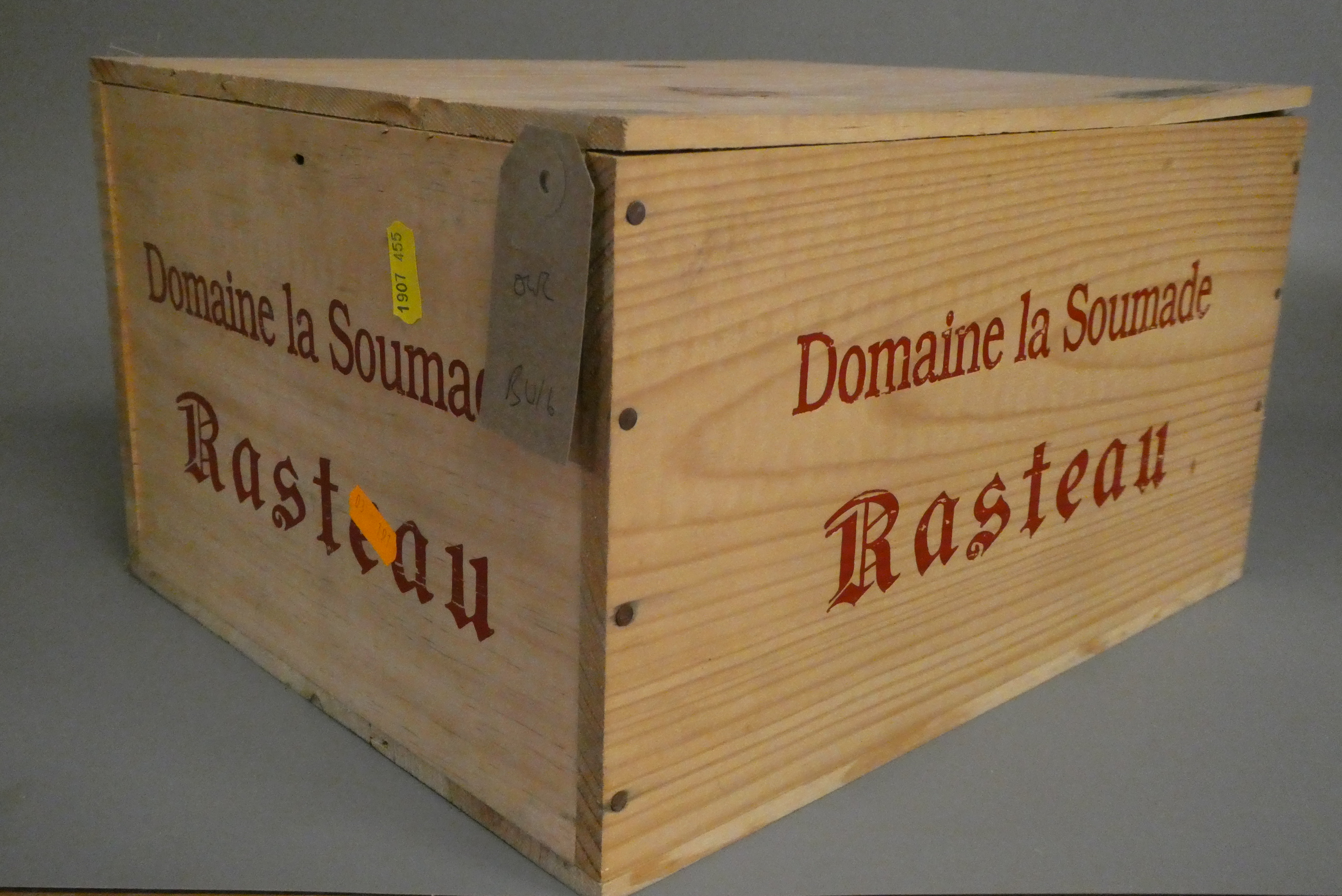 6 bottles Confiance, 2000, Rasteau Villages, Domaine la Soumade, OWC (Est. plus 24% premium inc. Image