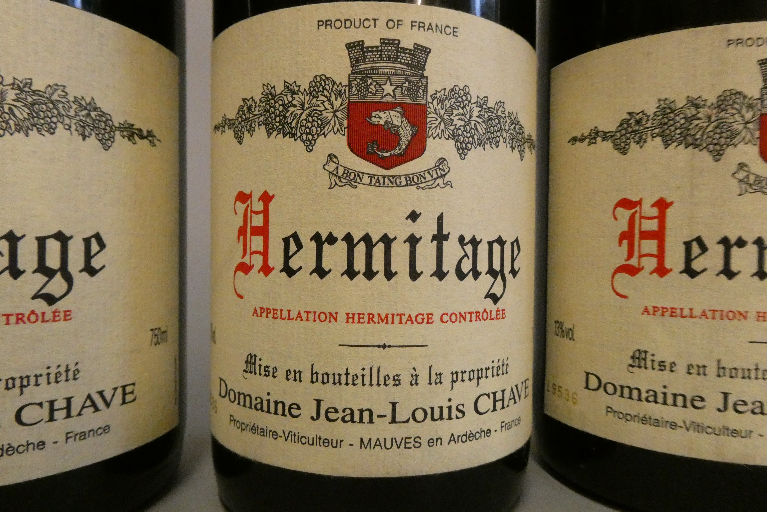 6 bottles Hermitage, 1995, Domaine Jean-Louis Chave (Est. plus 24% premium inc. VAT) Image