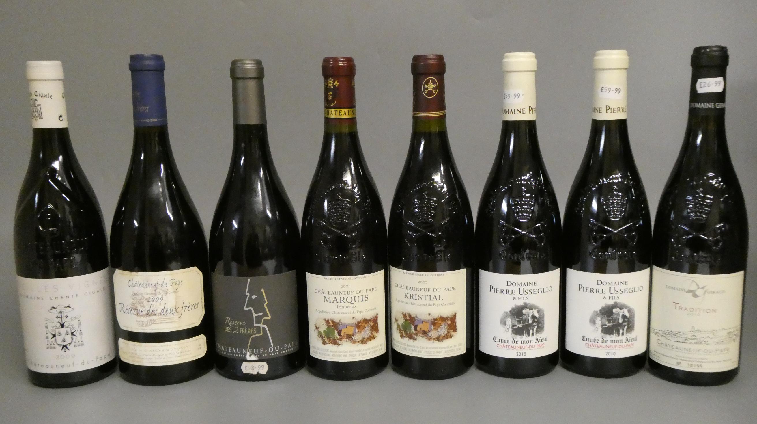 8 bottles Chateauneuf-du-Pape Image