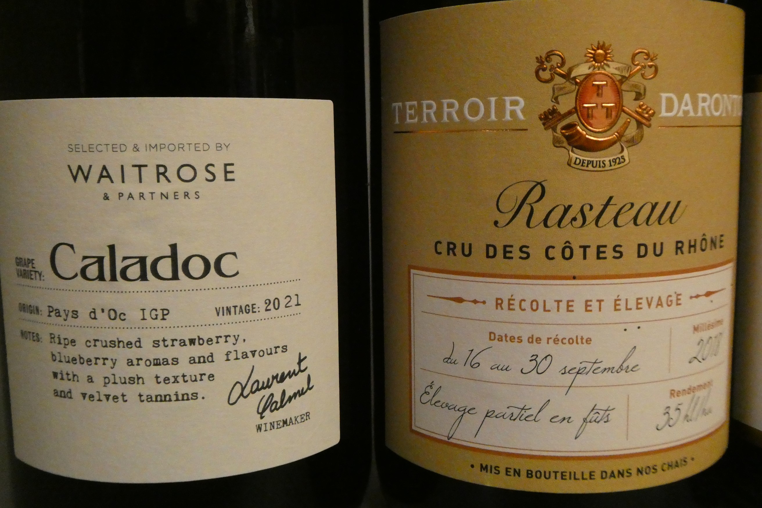 8 bottles of Burgundy & Rhone Image