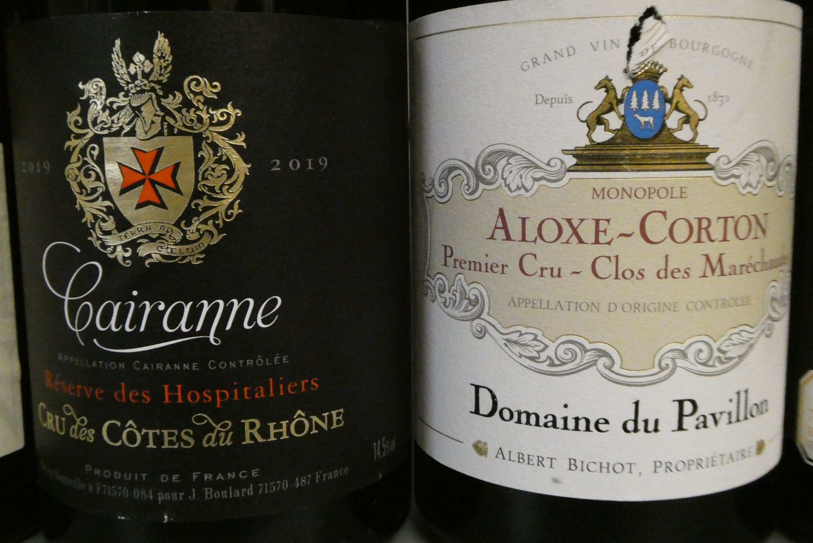 8 bottles of Burgundy & Rhone Image