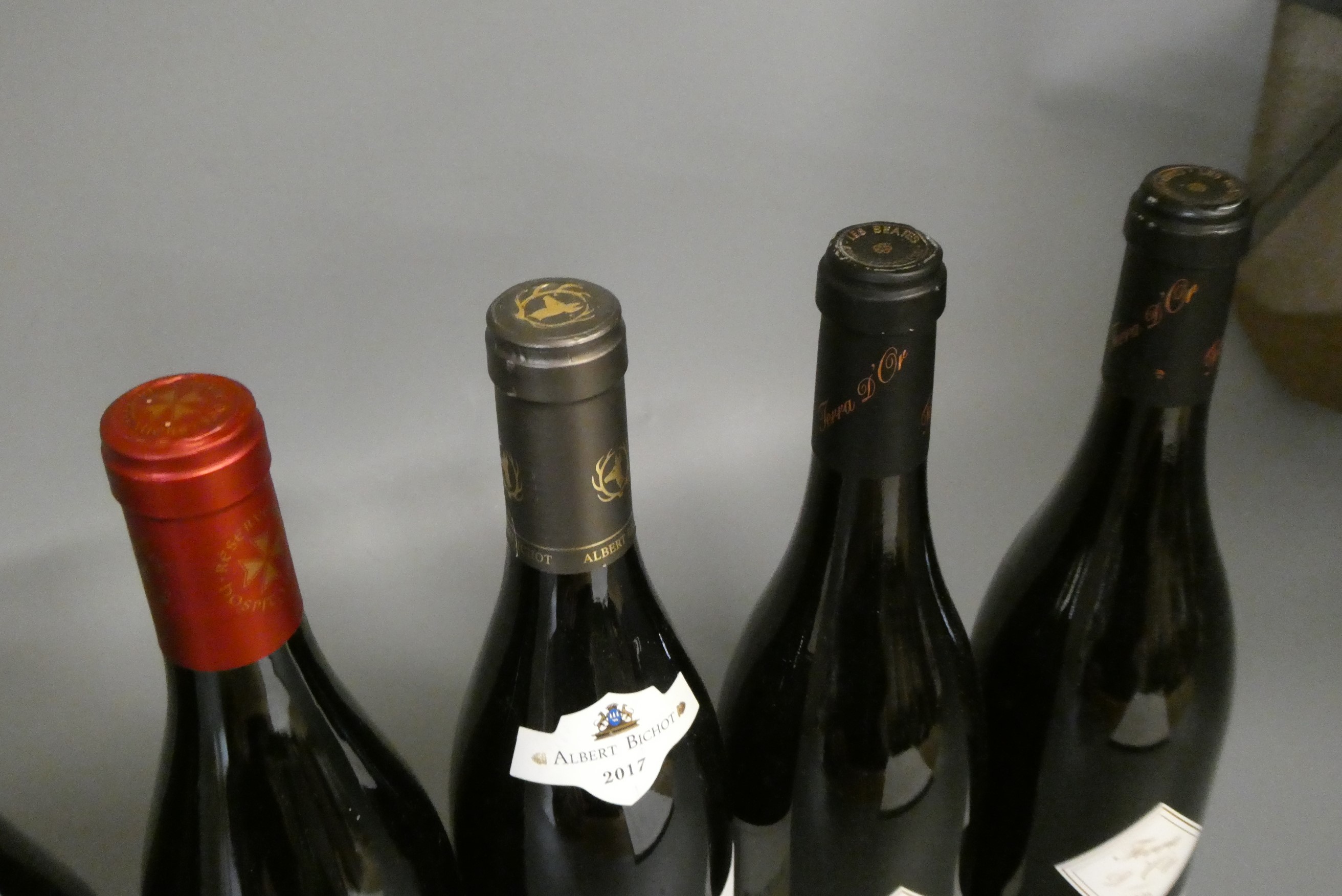 8 bottles of Burgundy & Rhone Image