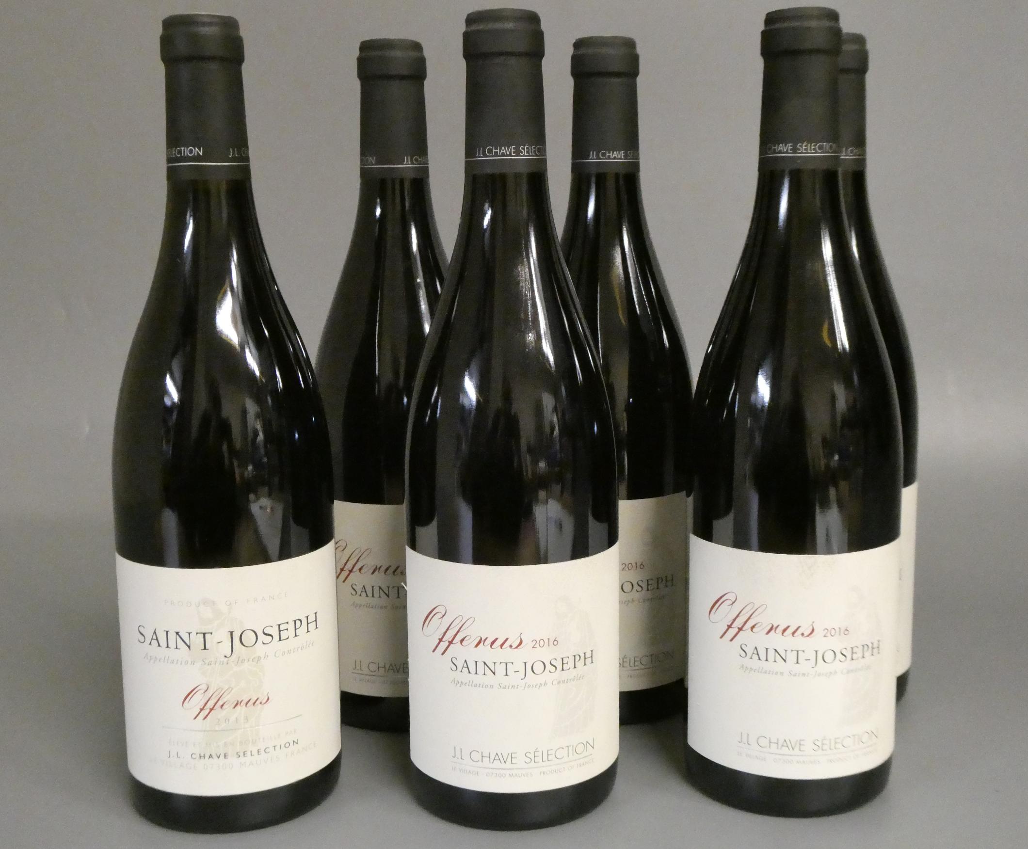 6 bottles Offerus, Saint-Joseph, J.L. Chave selection, 5 2016 & 1 2013 (Est. plus 24% premium inc. Image