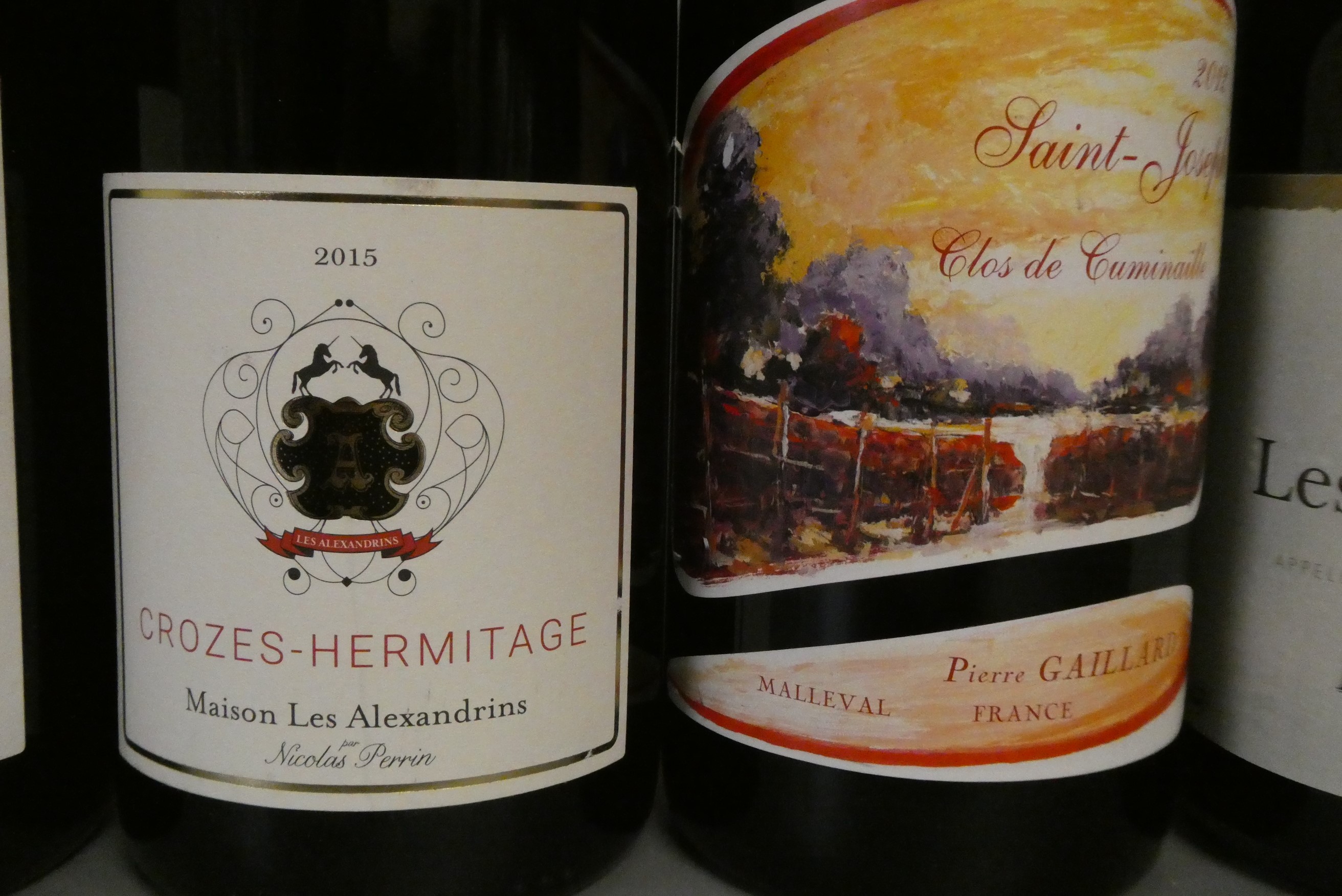 15 bottles of French Rhone Image