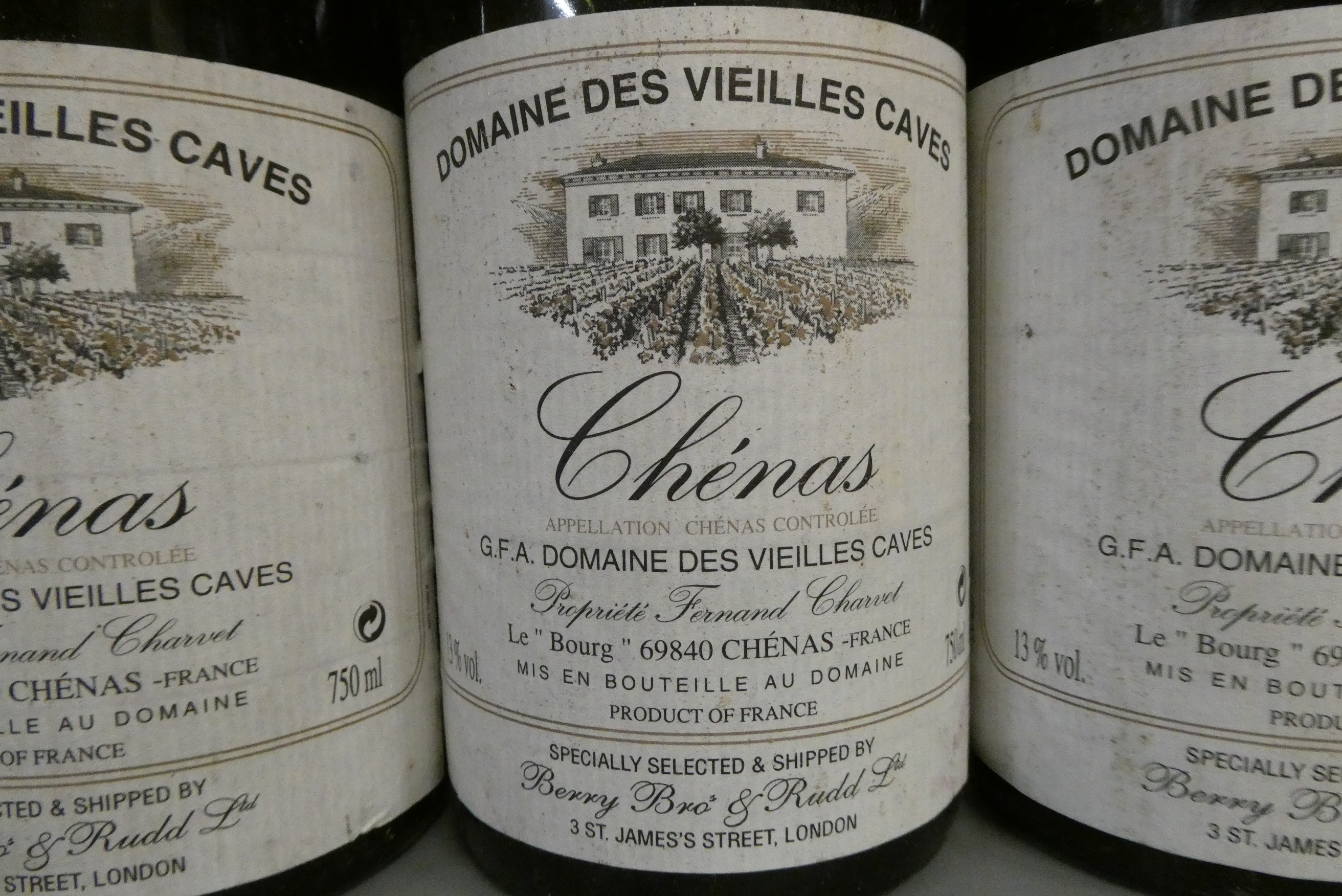 6 bottles Chenas, 1995, Domaine des Vielles Caves (Est. plus 24% premium inc. VAT) Image
