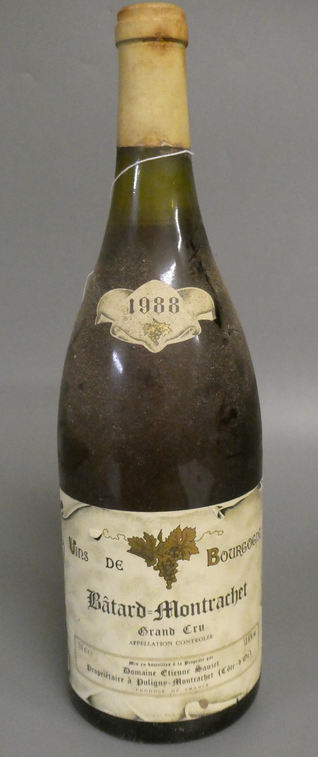 1 magnum Batard-Montrachet, 1988, Domaine Etienne Sauzet, grand cru (Est. plus 24% premium inc. VAT) Image